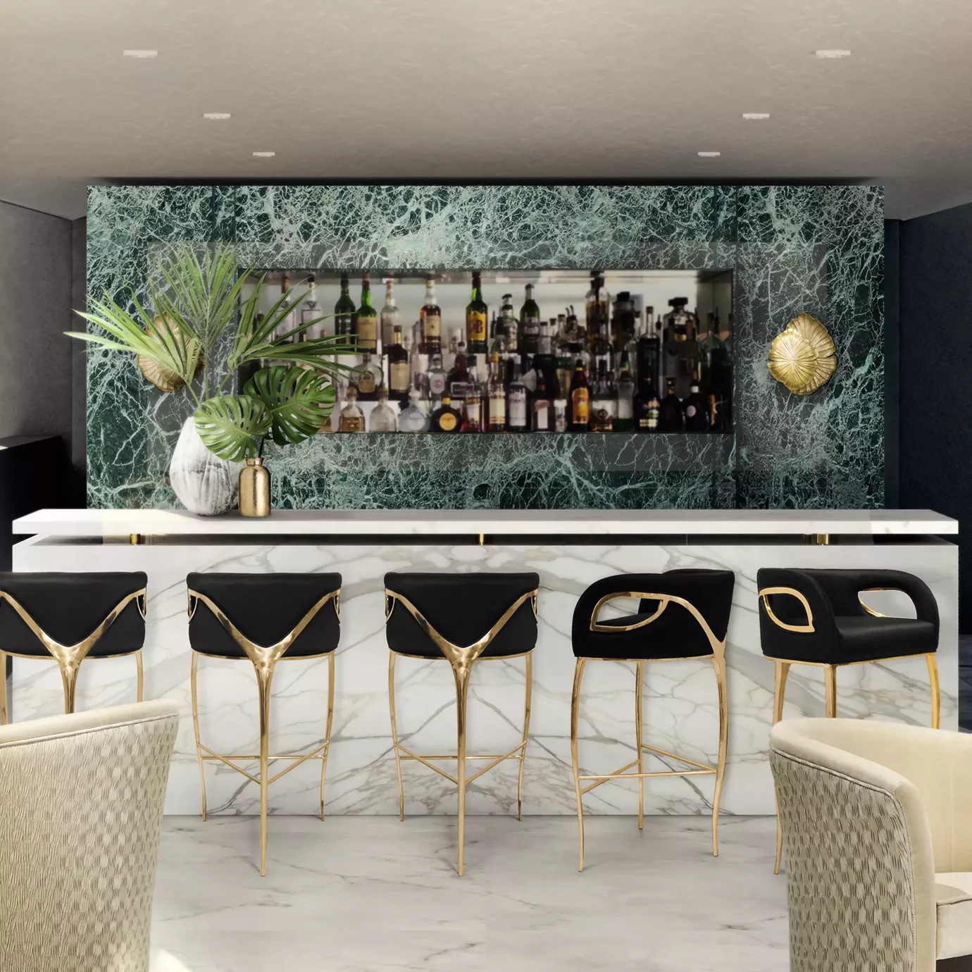 Tabouret de bar Lyra