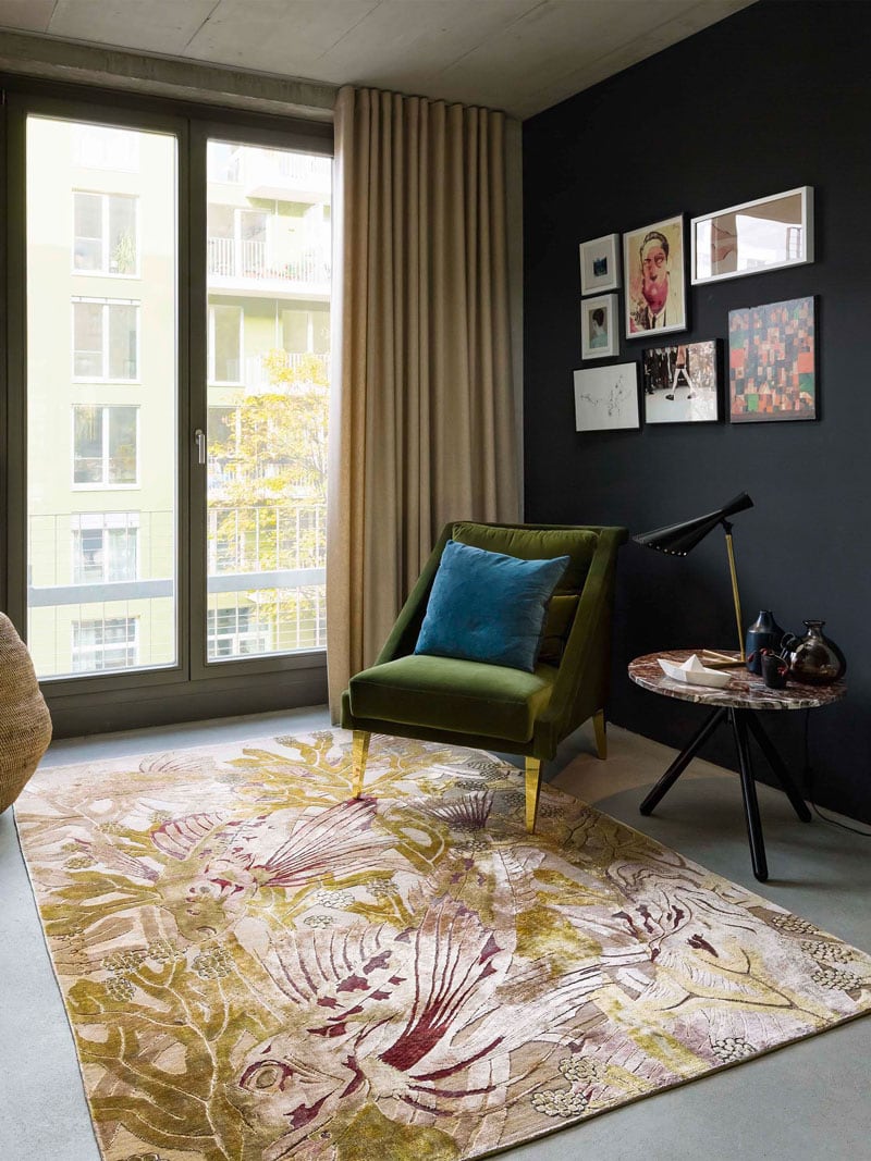 Tapis de luxe fait main Fishes