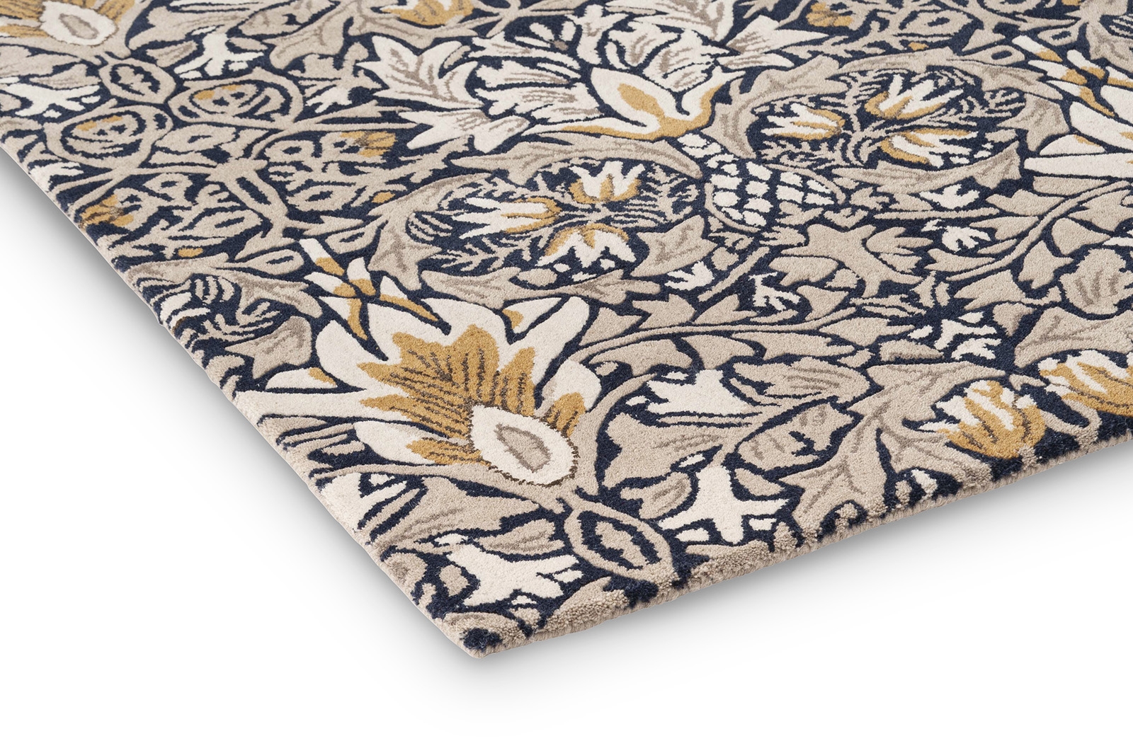 Snakeshead indigo tapijt | Maat: 140 × 200 cm Snakeshead indigo tapijt | Maat: 140 × 200 cm