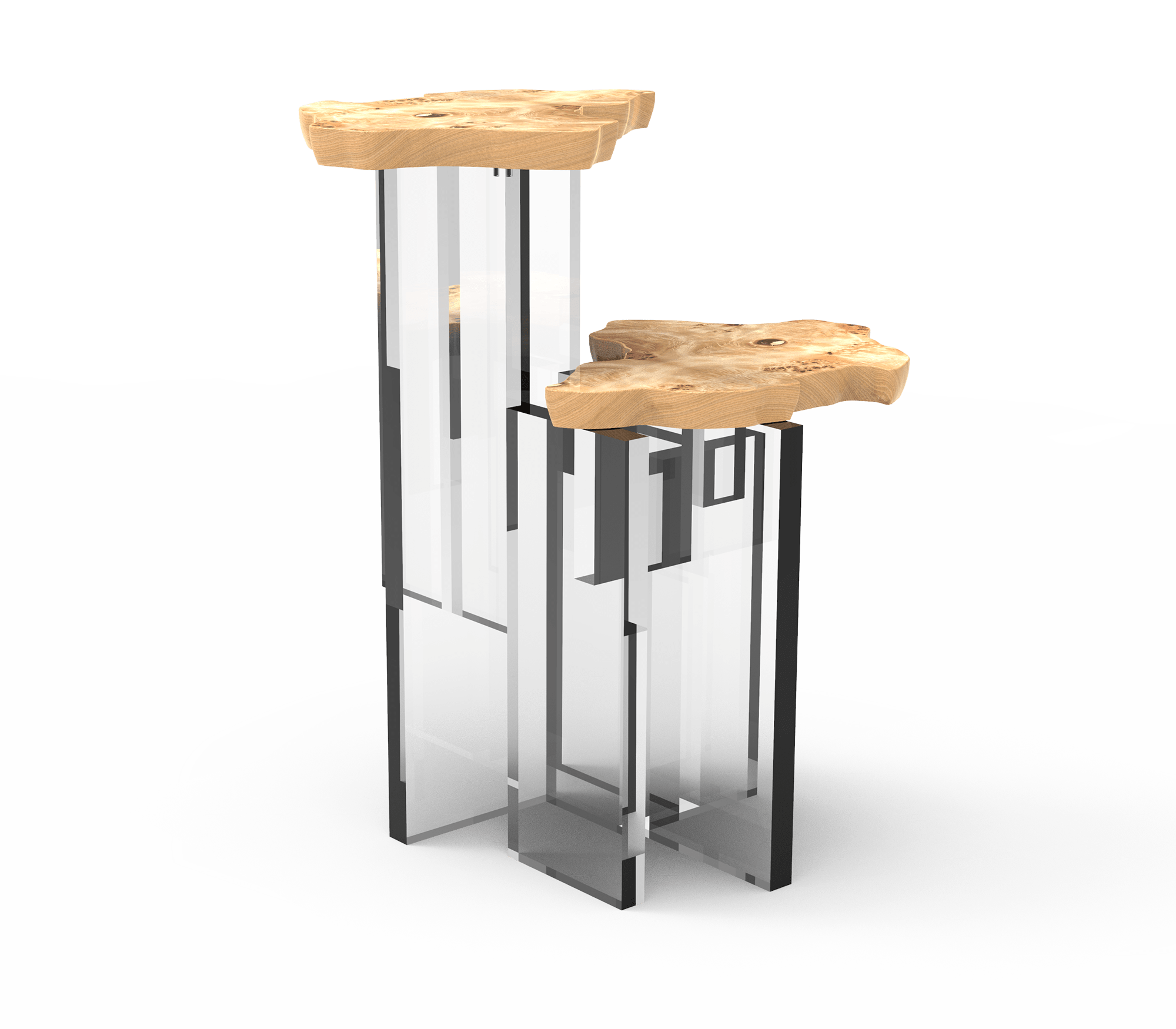 Table d’appoint Haven en peuplier
