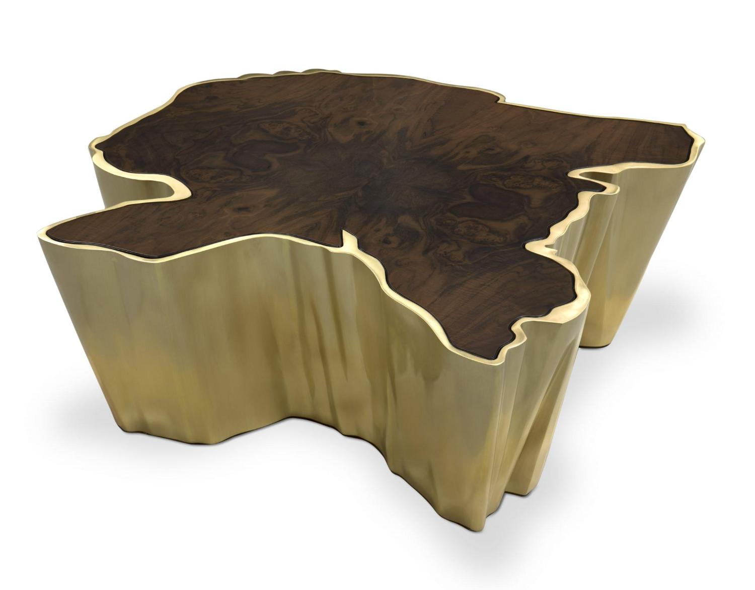 Table centrale bord naturel