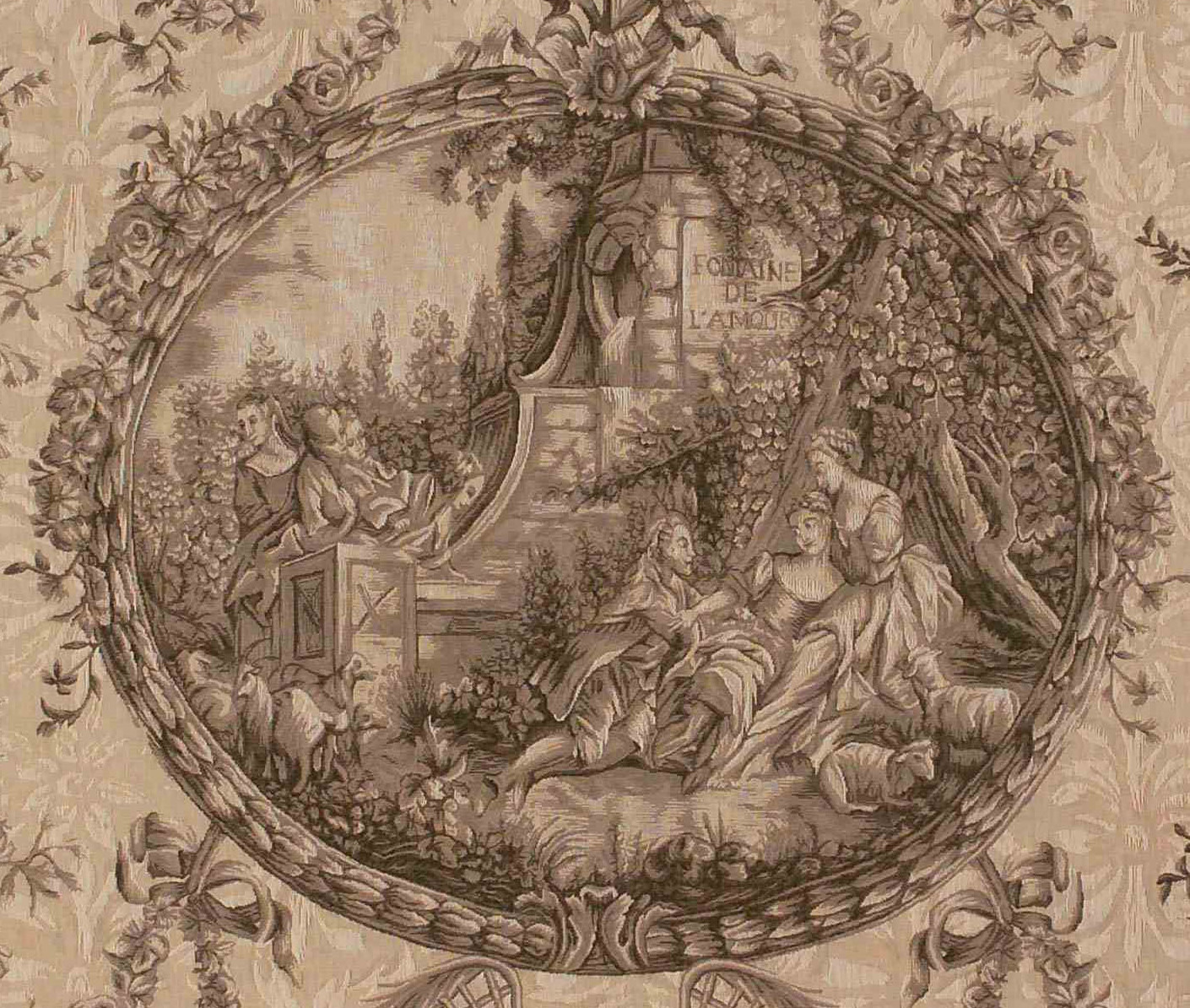 Fontein van de liefde wandtapijt | Maat: 110 × 150 cm