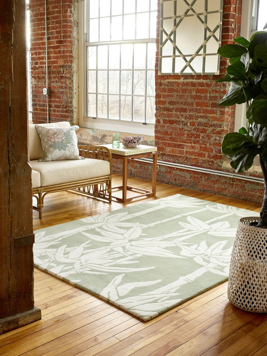 Japanese Bamboo jade tapijt | Maat: 120 × 180 cm