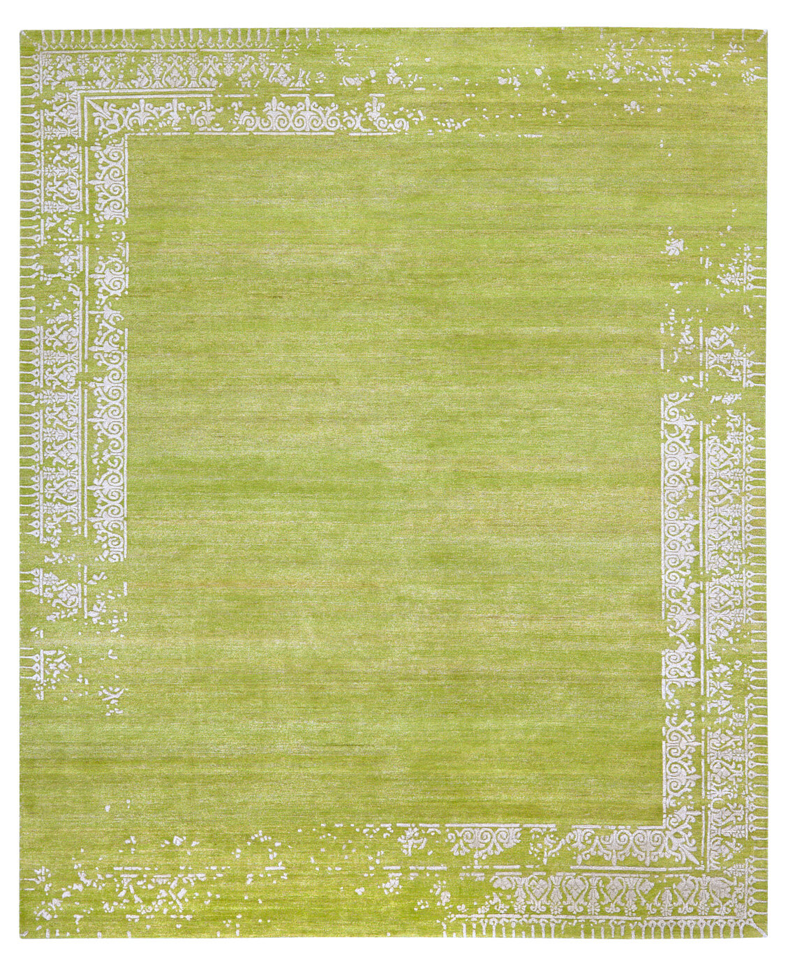 Ferrara Special Border groen tapijt | Maat: 500 × 600 cm
