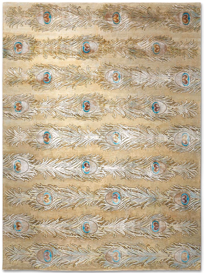 Feathers Lane handgemaakt luxe vloerkleed