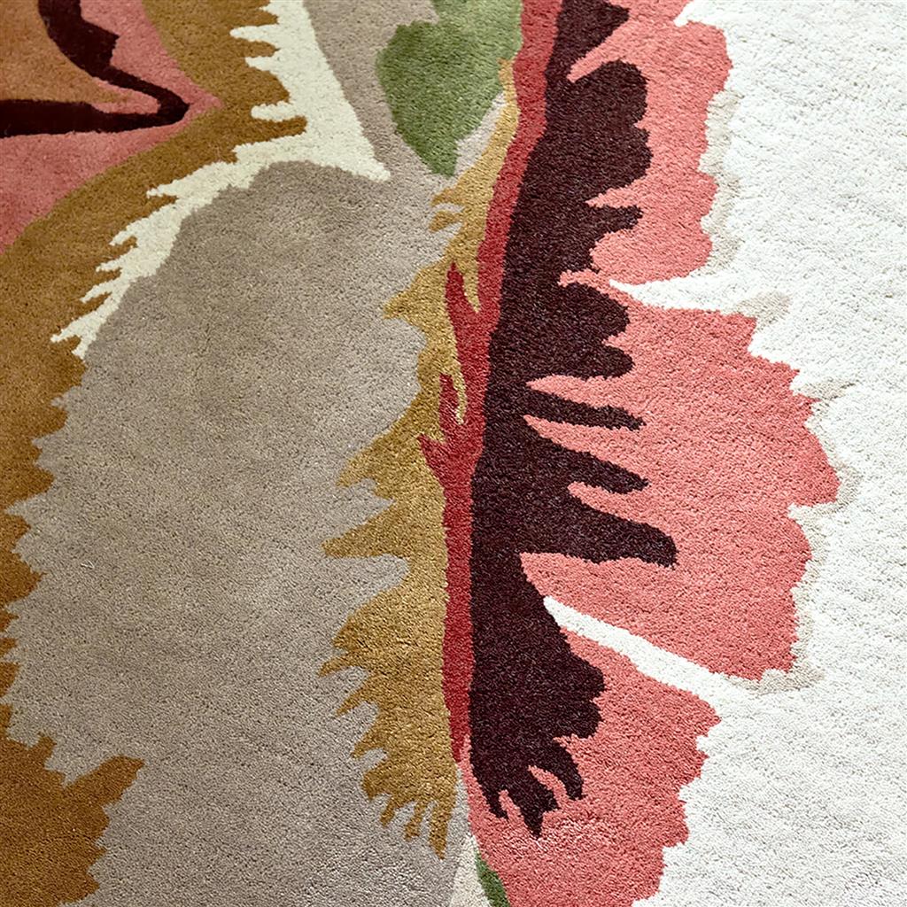 Tapis Calathea ambre/palissandre brésilien | Taille: 200 × 280 cm