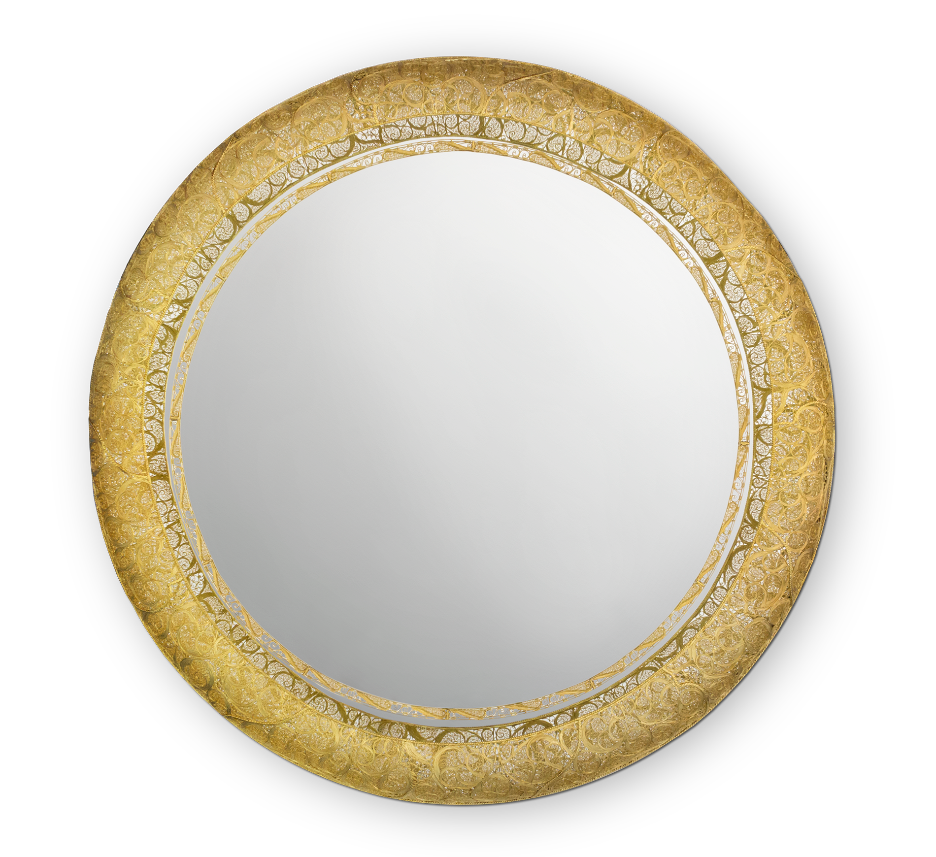 Crown filigree wandspiegel