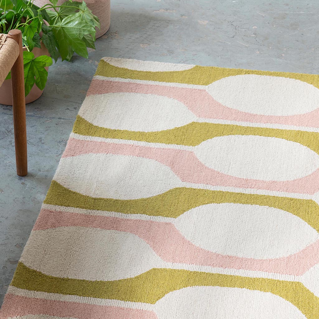 Billow korstmos tapijt | Maat: 120 × 180 cm