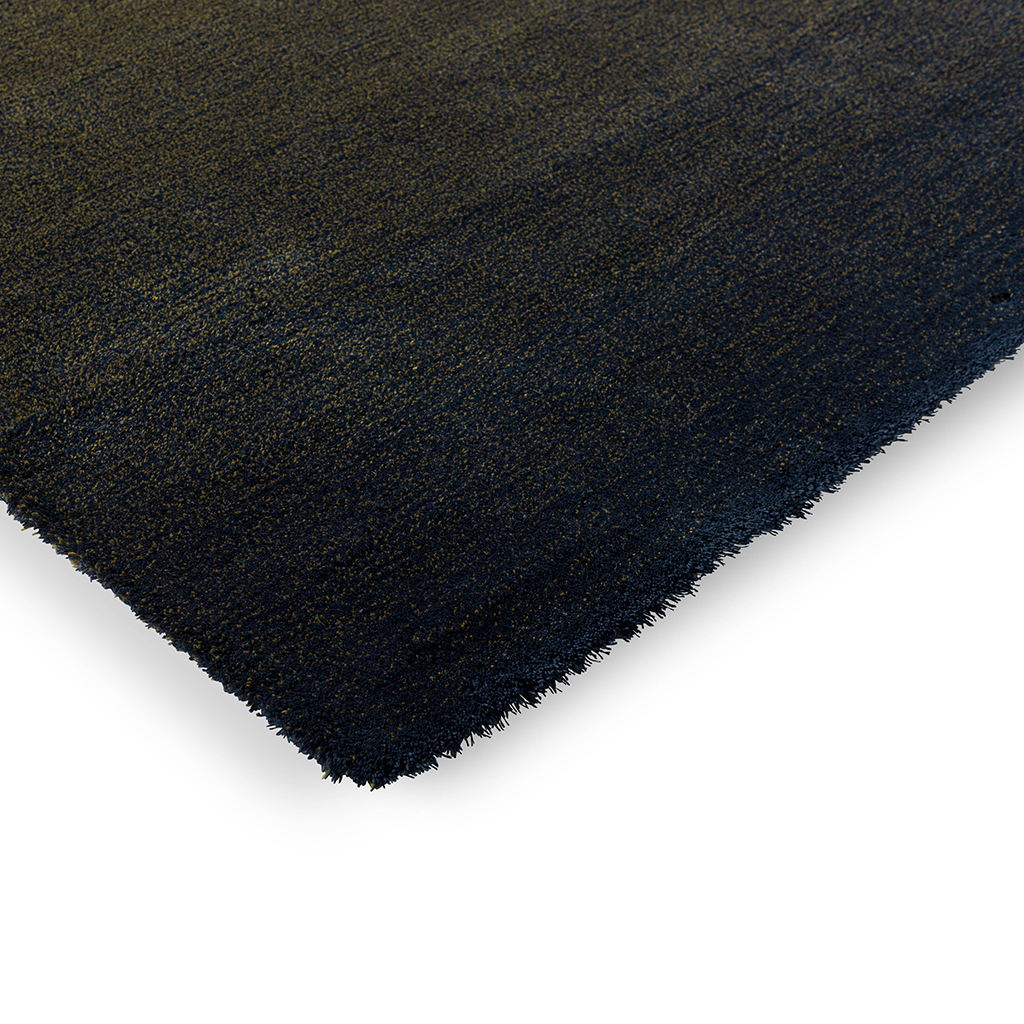 Shade Low messing/indigo vloerkleed