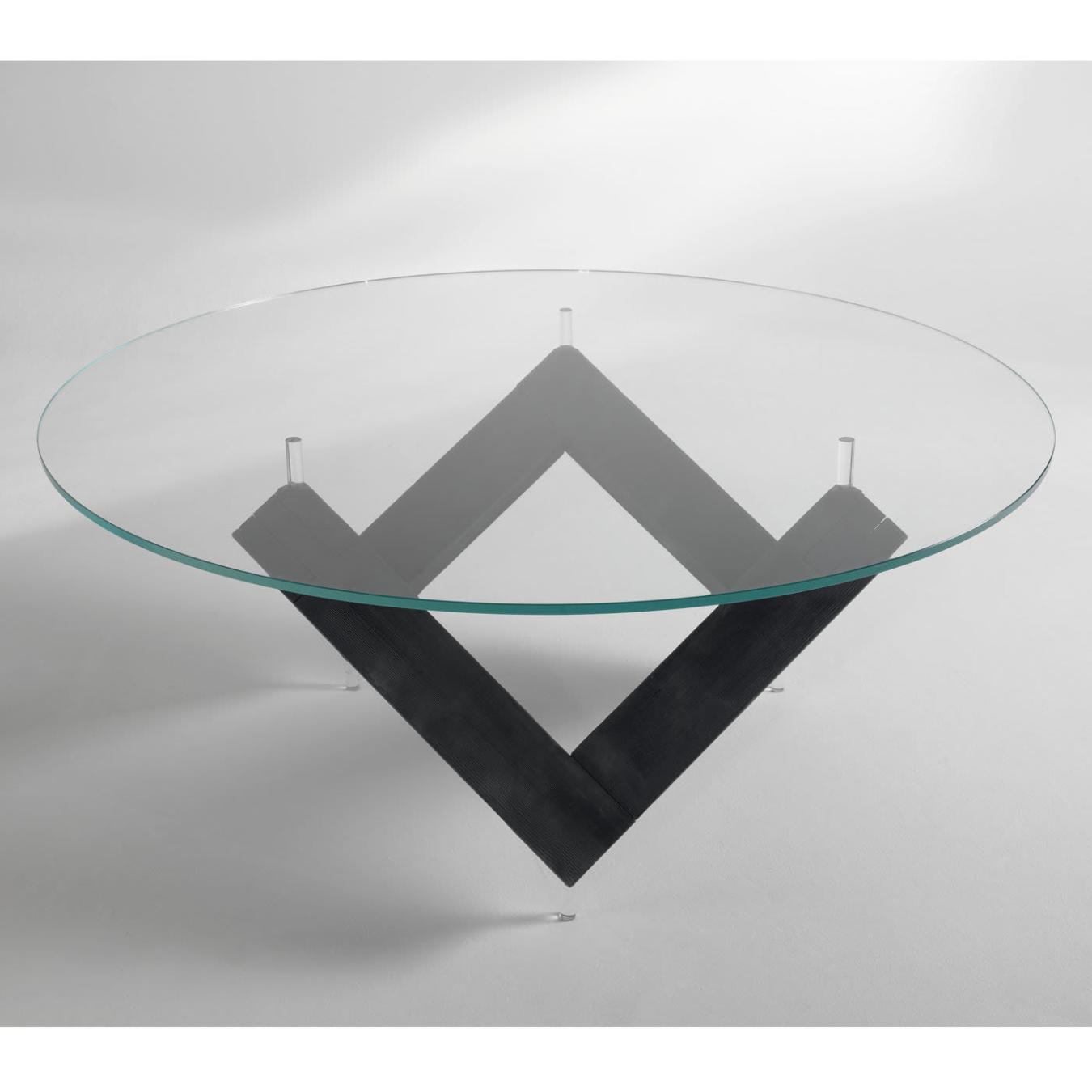 Table à manger avec plateau en verre