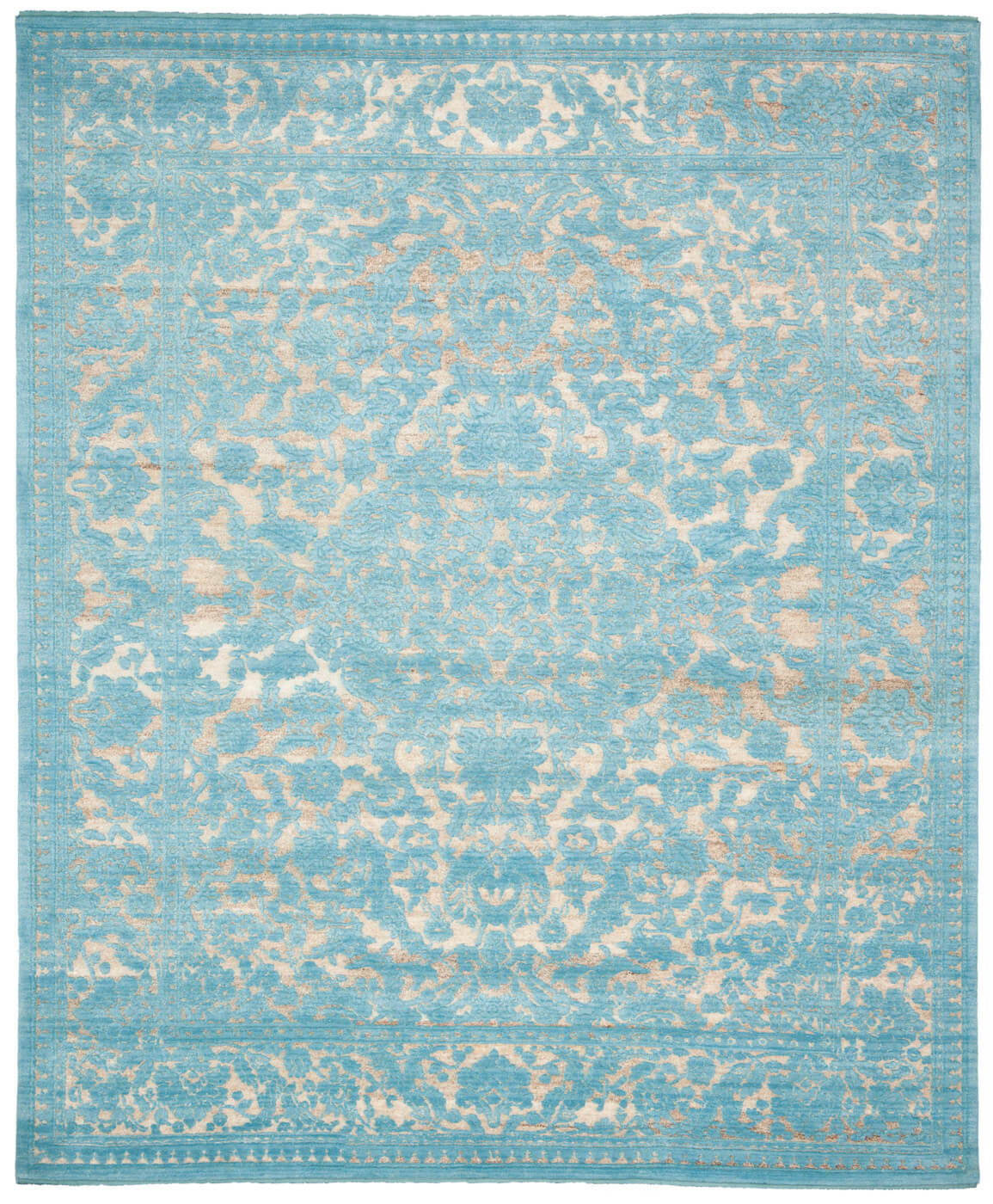 Mauro Angaa blauw tapijt | Maat: 200 × 300 cm