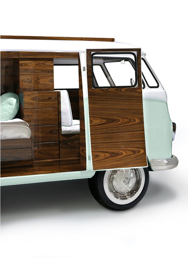 Reiziger caravan groen beddenset