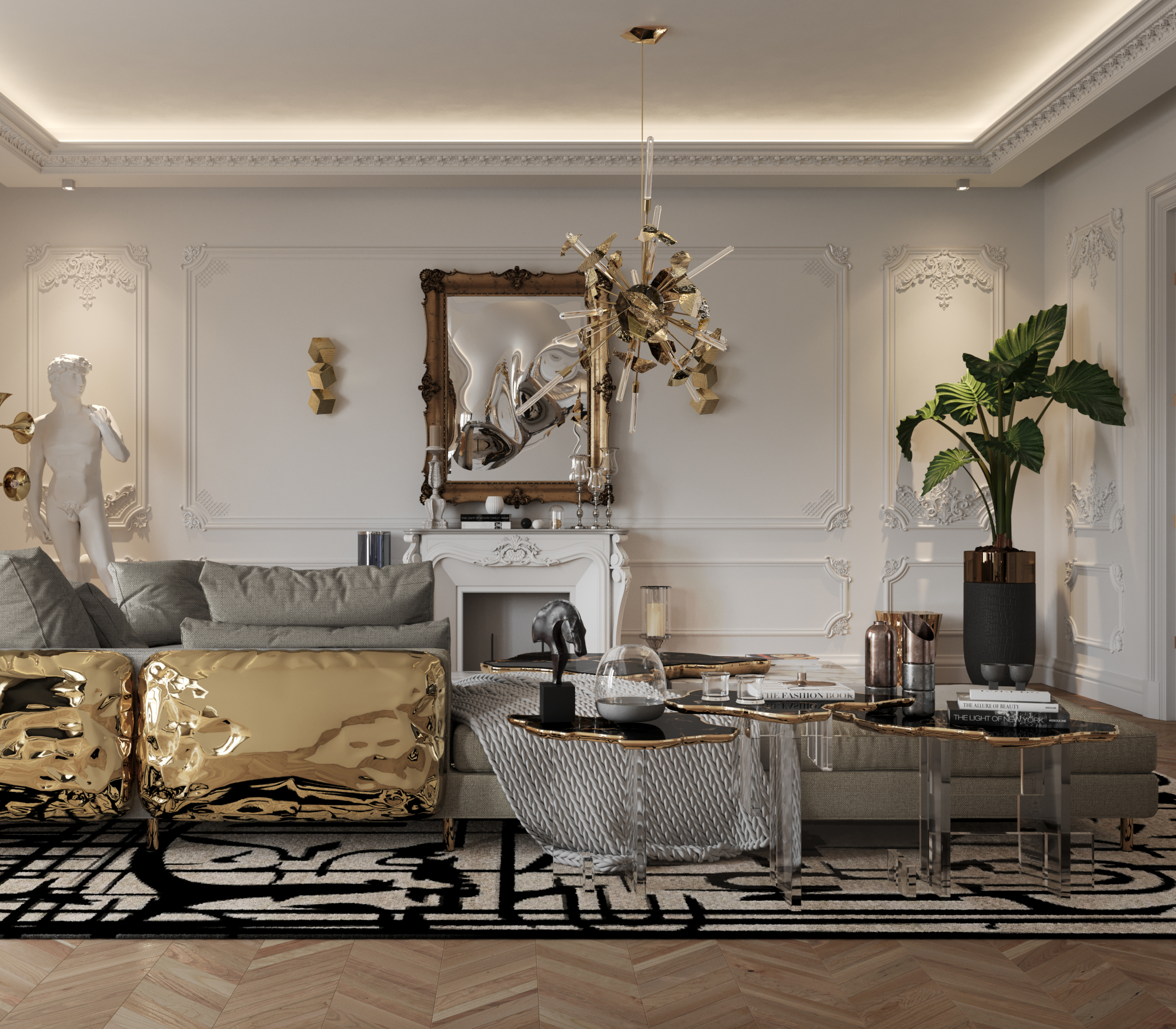 Table d’appoint Nero Obsidian XL
