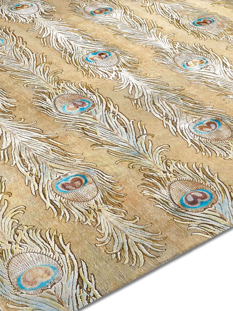 Feathers Lane handgemaakt luxe vloerkleed