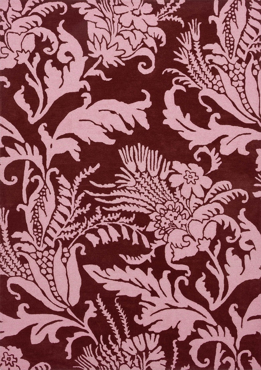 Baroque roze tapijt | Maat: 170 × 240 cm