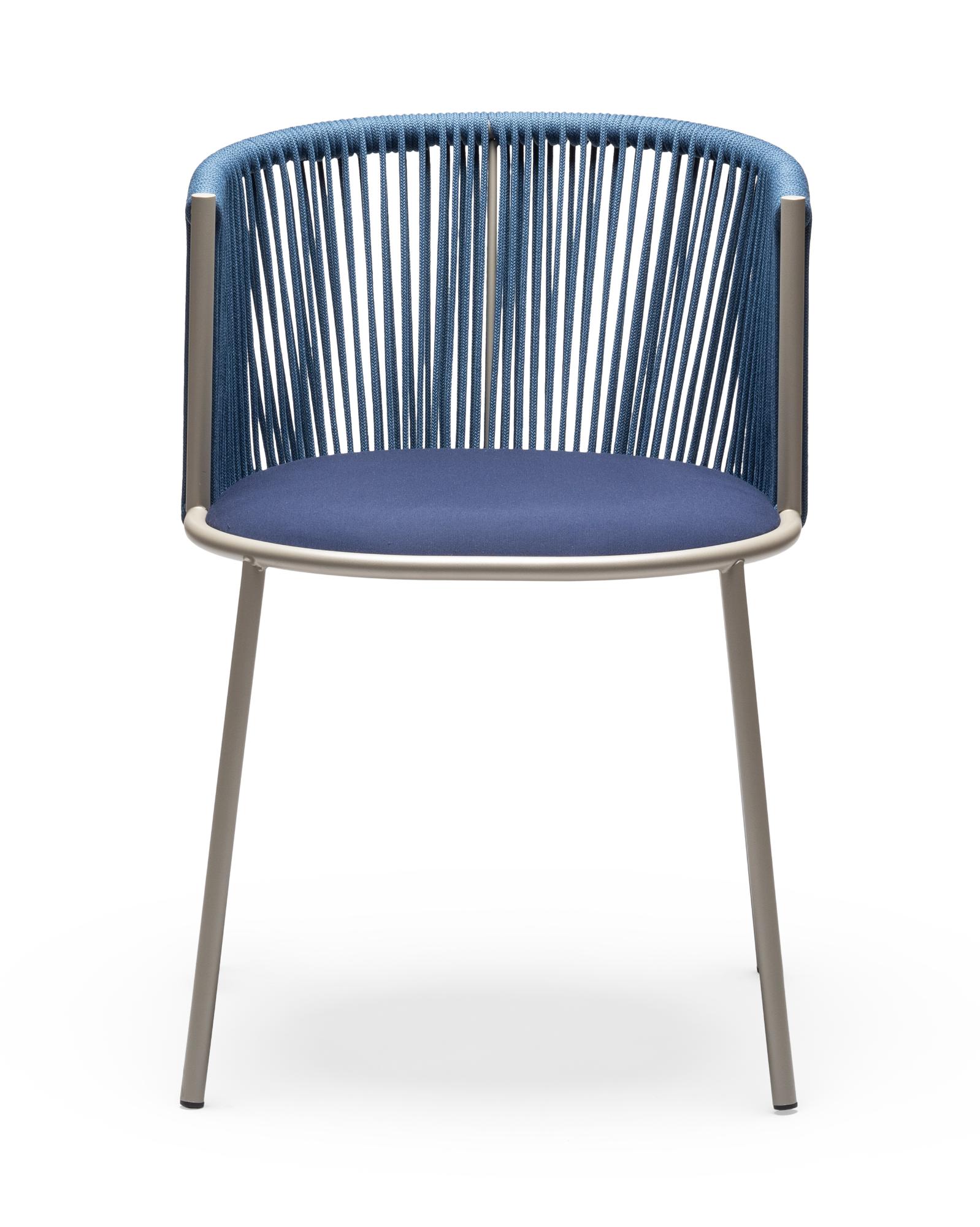 Millie SP blauwe tuinstoel