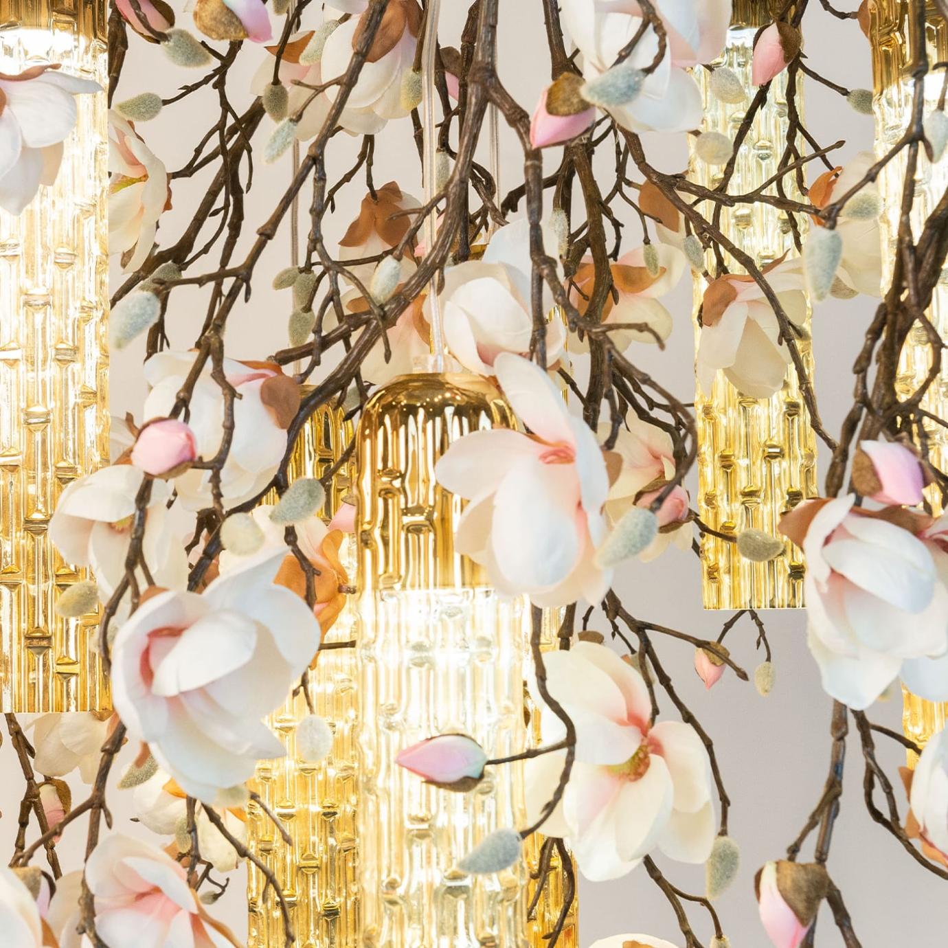 Magnolia witte kroonluchter