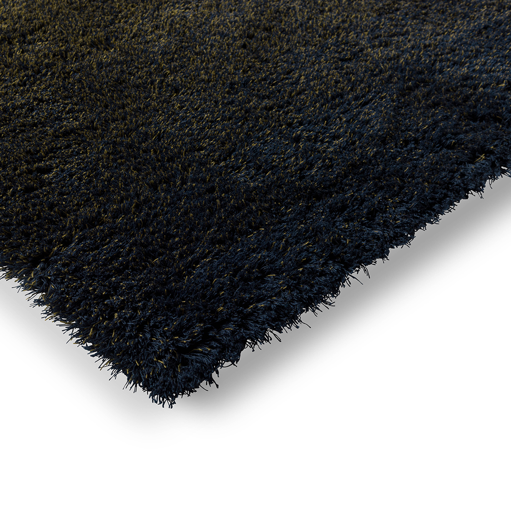 Shade High messing/indigo vloerkleed | Maat: 170 × 240 cm
