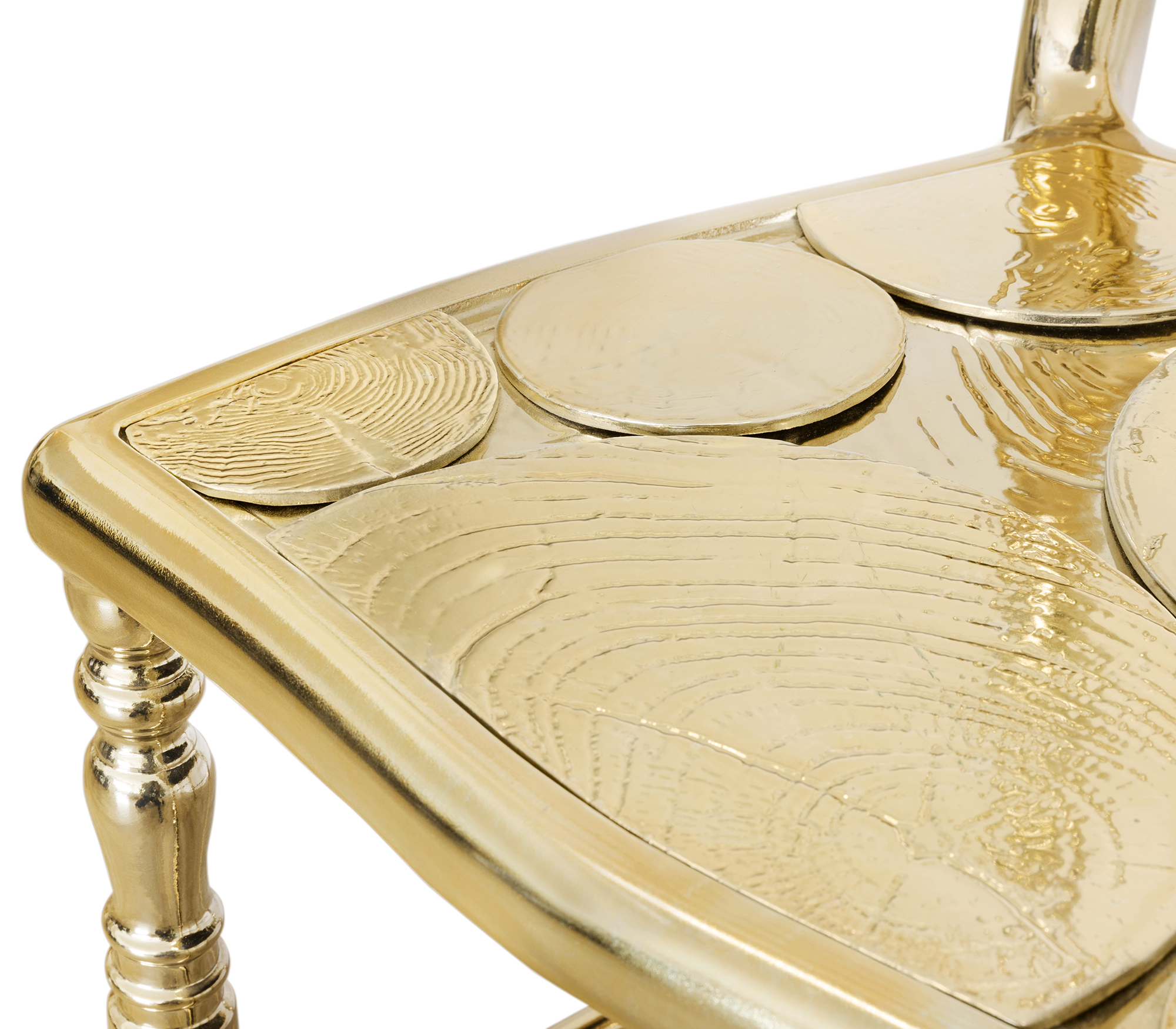 Empyrean gouden accentstoel