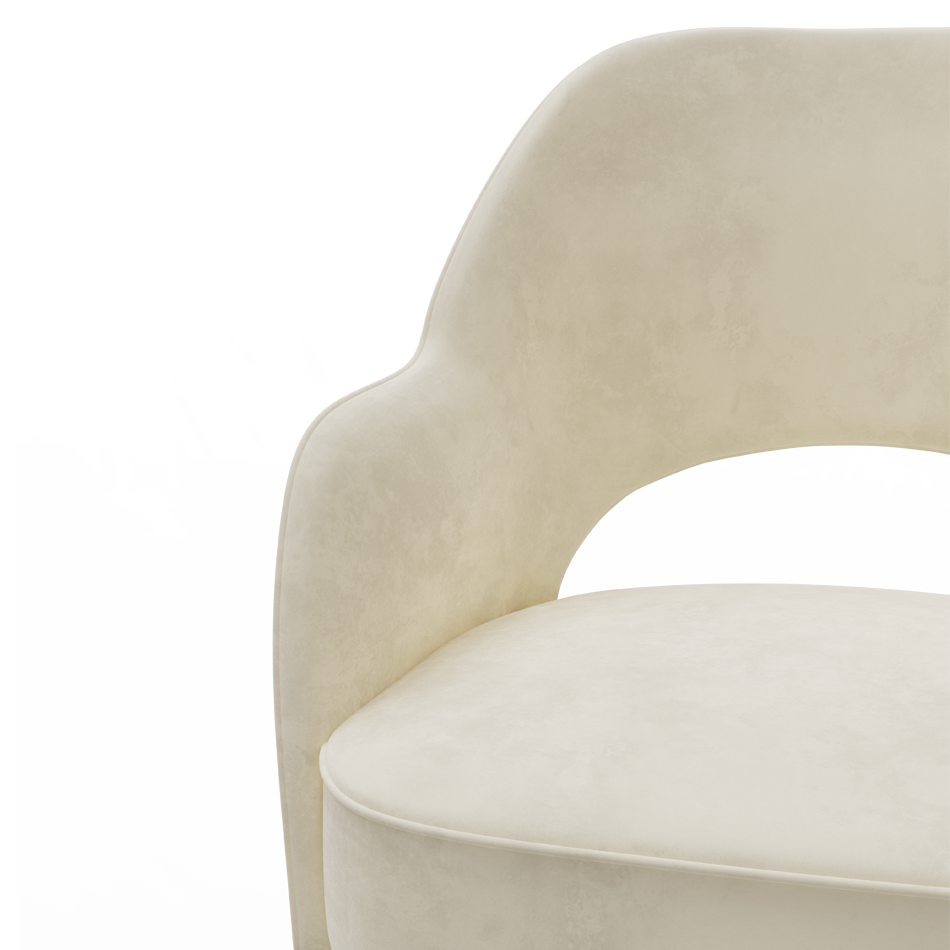 Chaise Colton avec accoudoirs