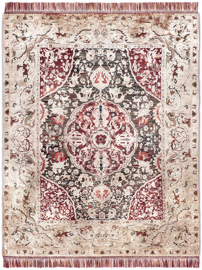 Tapis de luxe noué à la main Gold