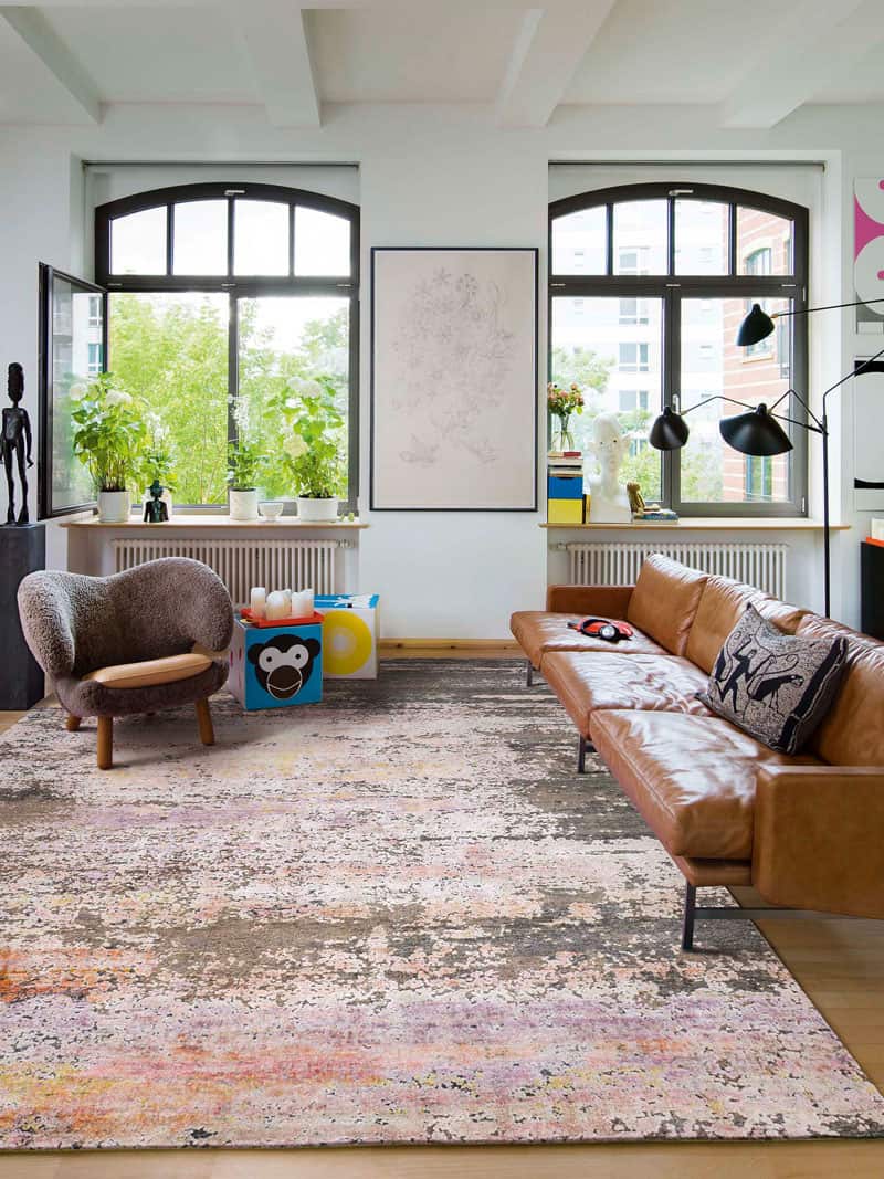 Tapis de luxe fait main Soft Pink