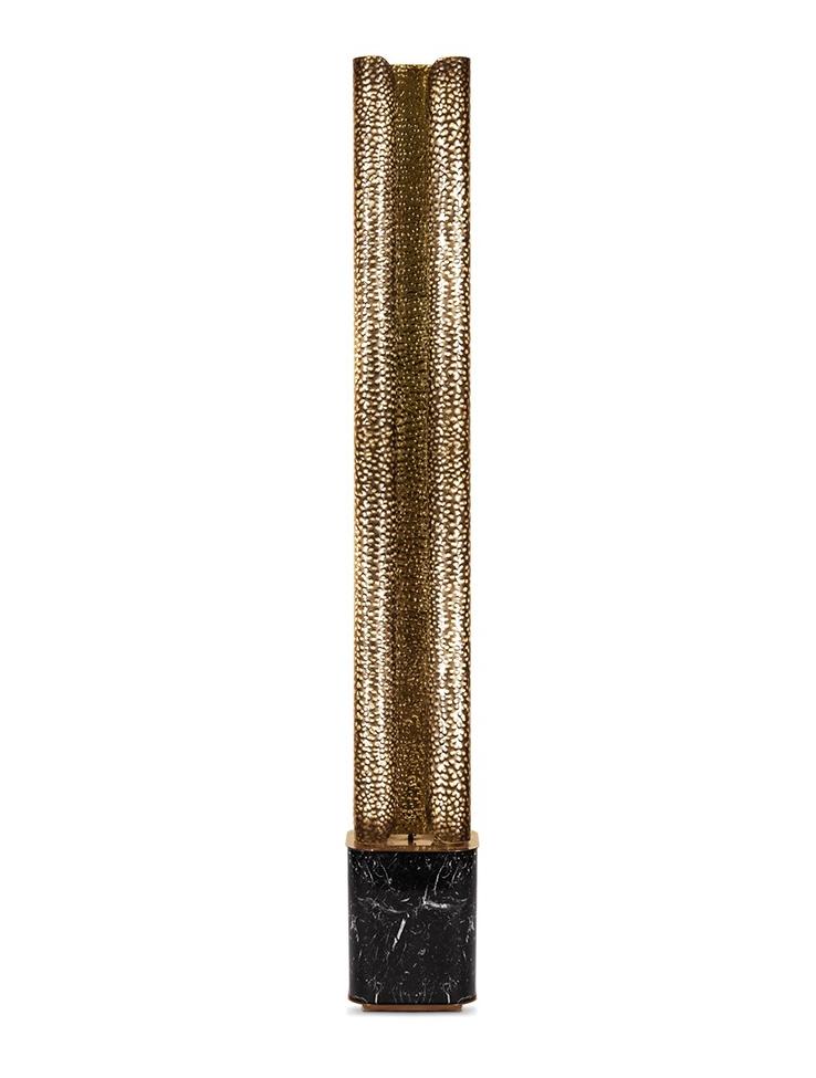 Oud papier vloerlamp