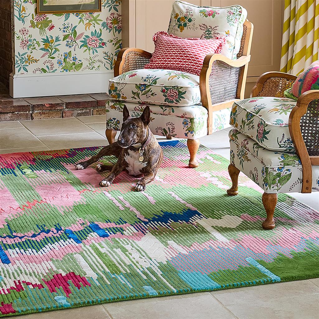 Tapis Wilderness péridot/émeraude