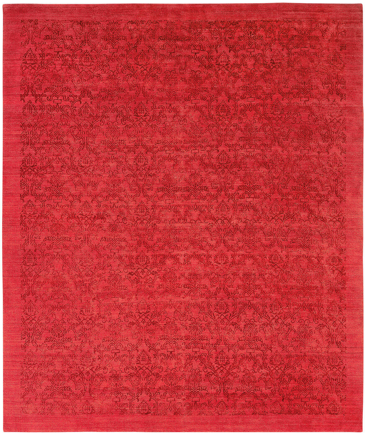 Roma Border rood vloerkleed | Maat: 300 × 400 cm