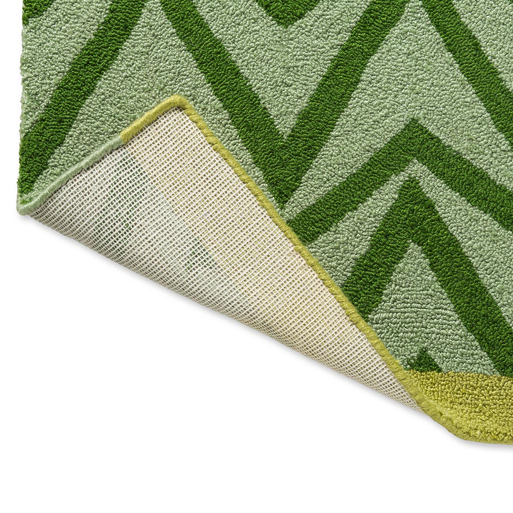 Tapis d’extérieur Dhurrie vert | Taille: 160 × 230 cm