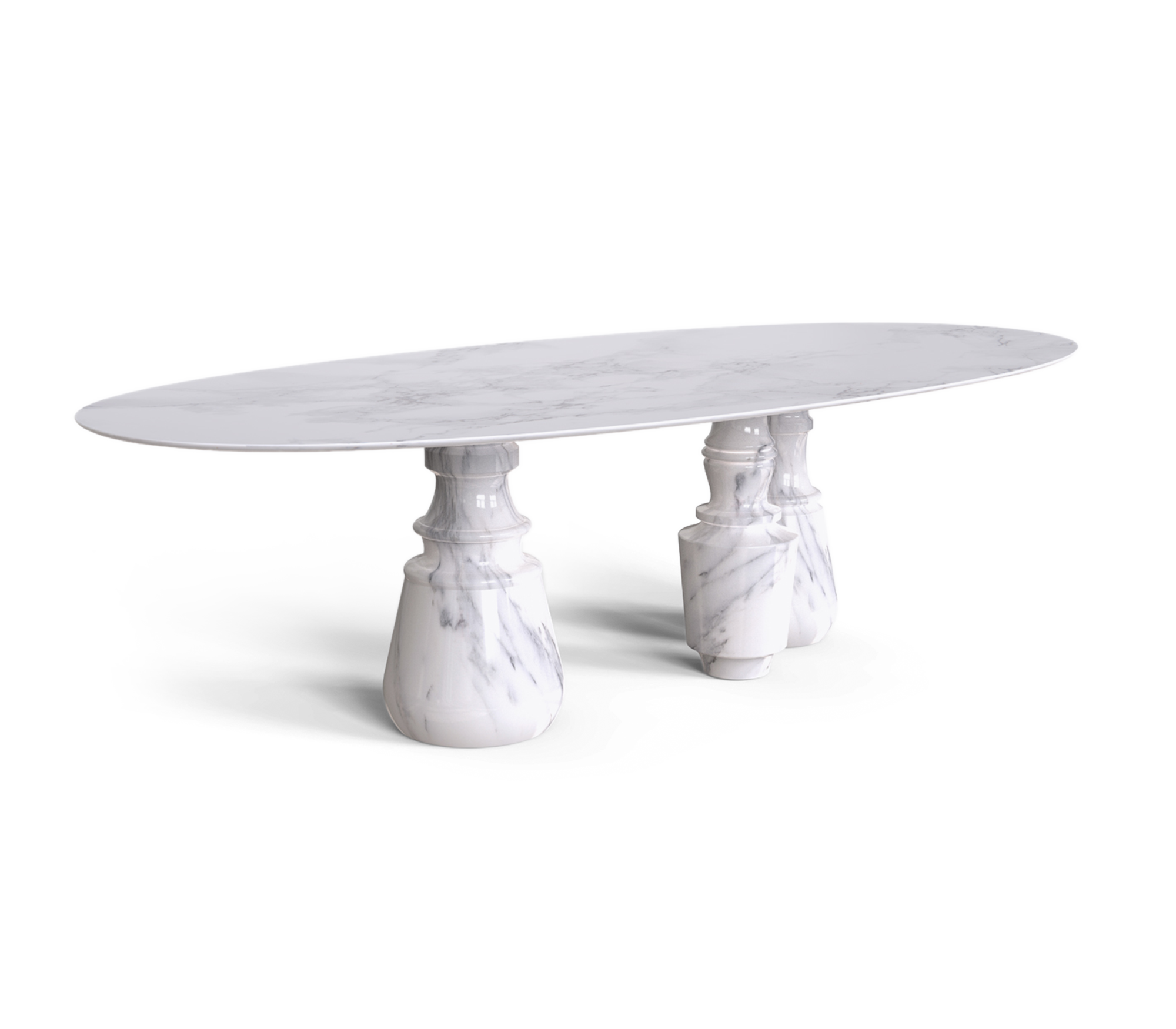 Obsidian ovale XL Estremoz eettafel