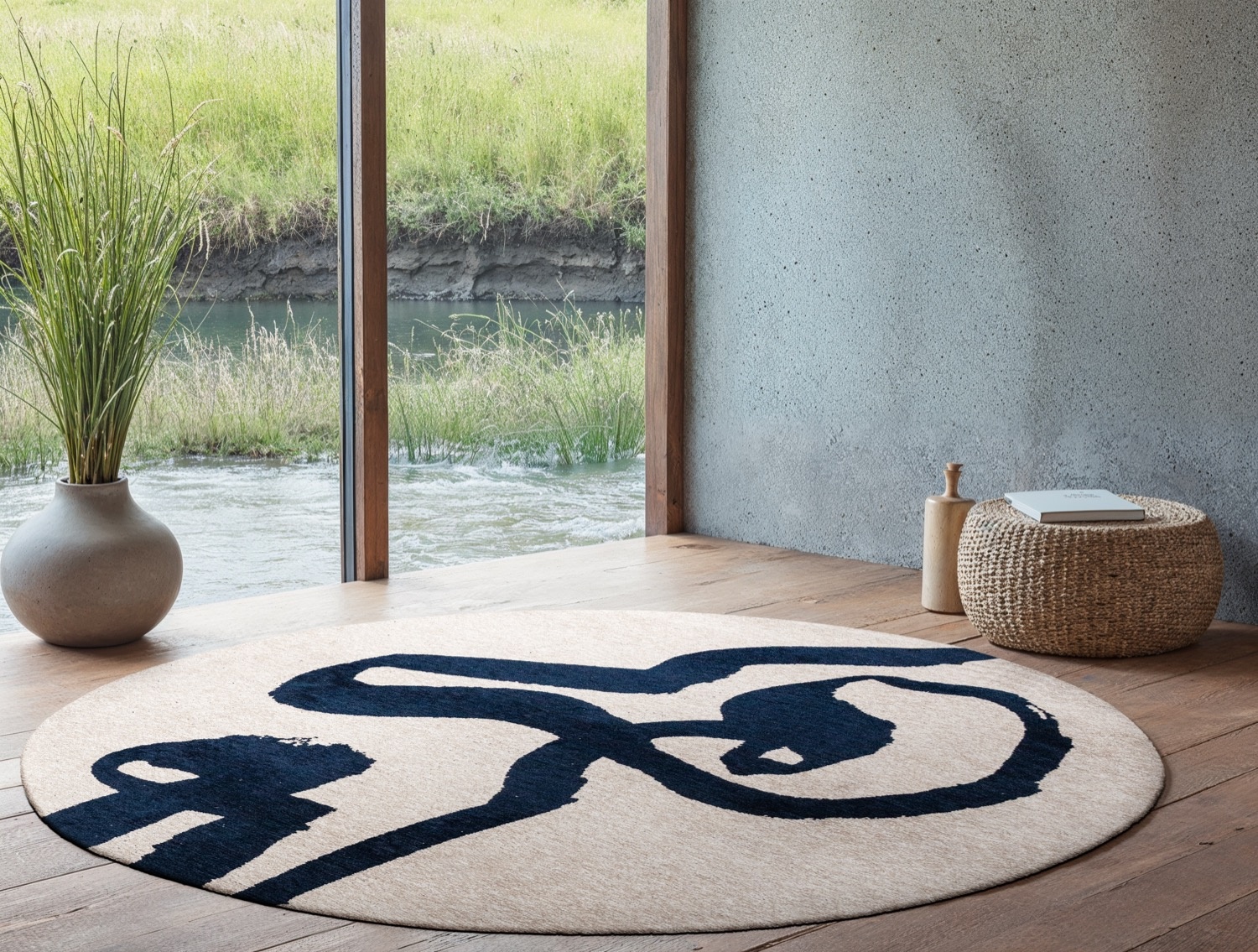 Garden Spirit rond vloerkleed | Maat: Ø 140 cm