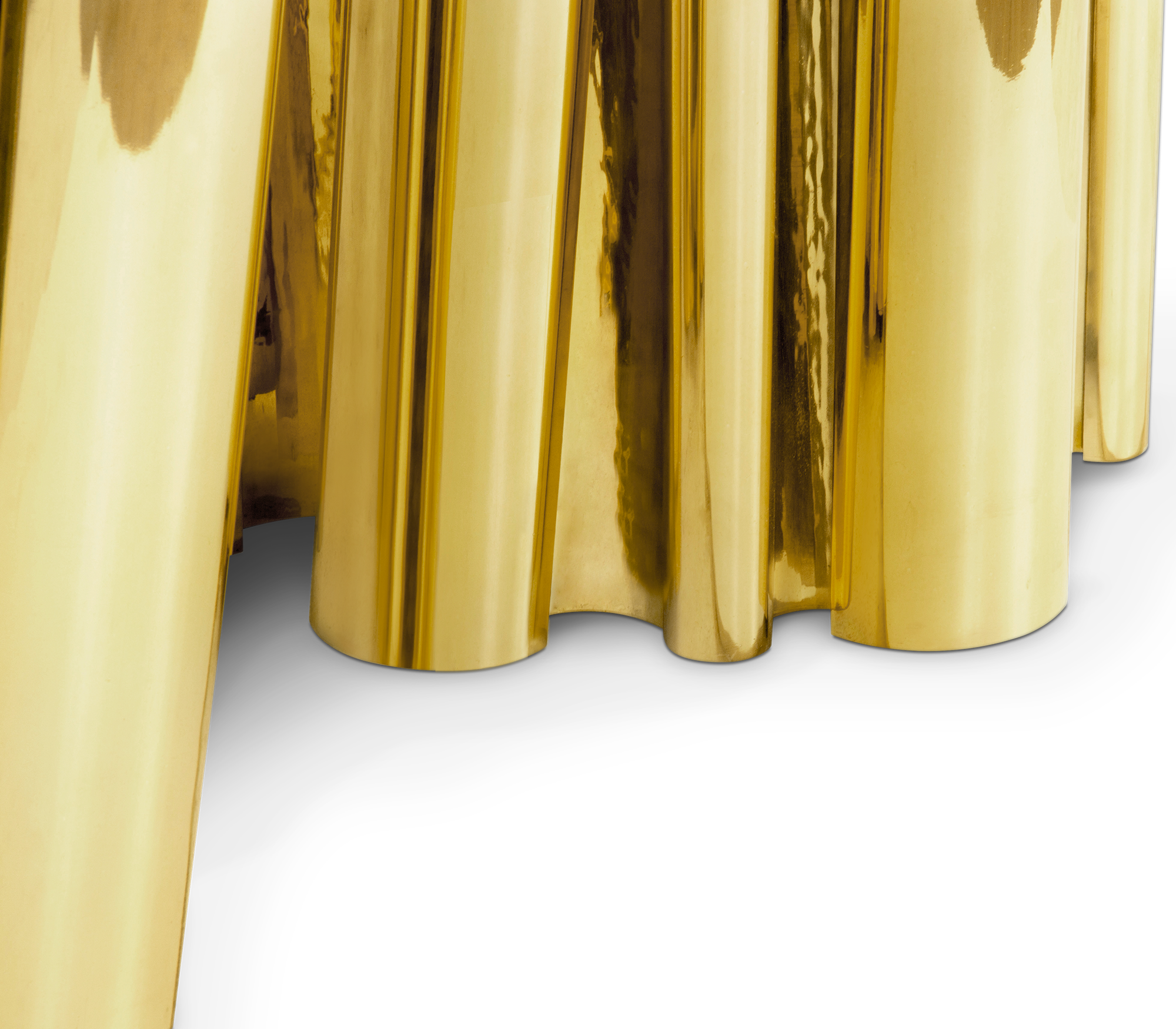 Ambachtelijke gouden eettafel