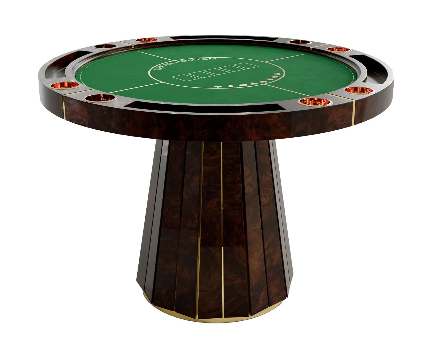 Regal bruine pokertafel
