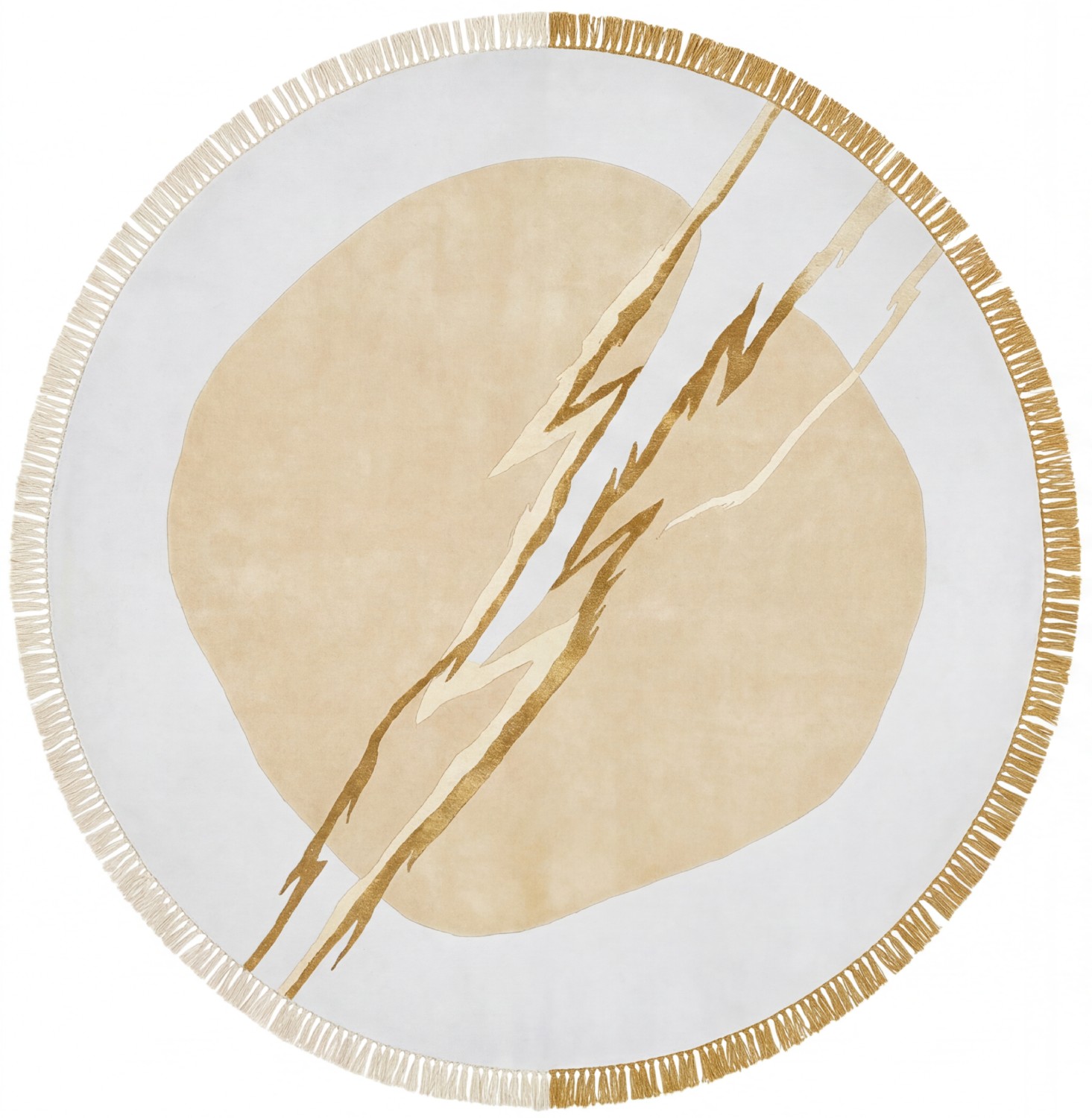 Lightning Crest Ivory vloerkleed