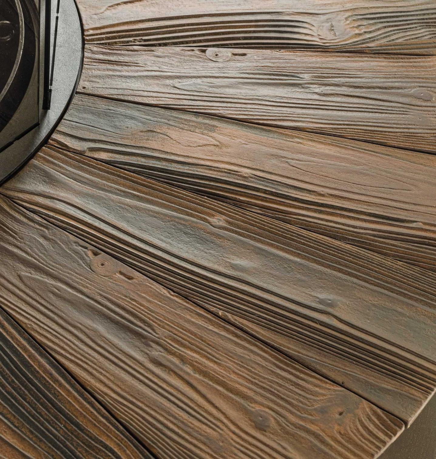 Zero textuur vuurplaats | Afwerking: Zwart aluminium | Afmetingen: Ø 150 cm