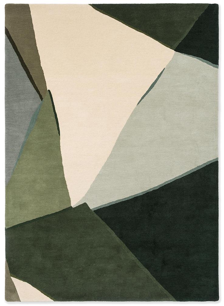 Tapis Sumi Reflect fougère/pistache | Taille: 140 × 200 cm