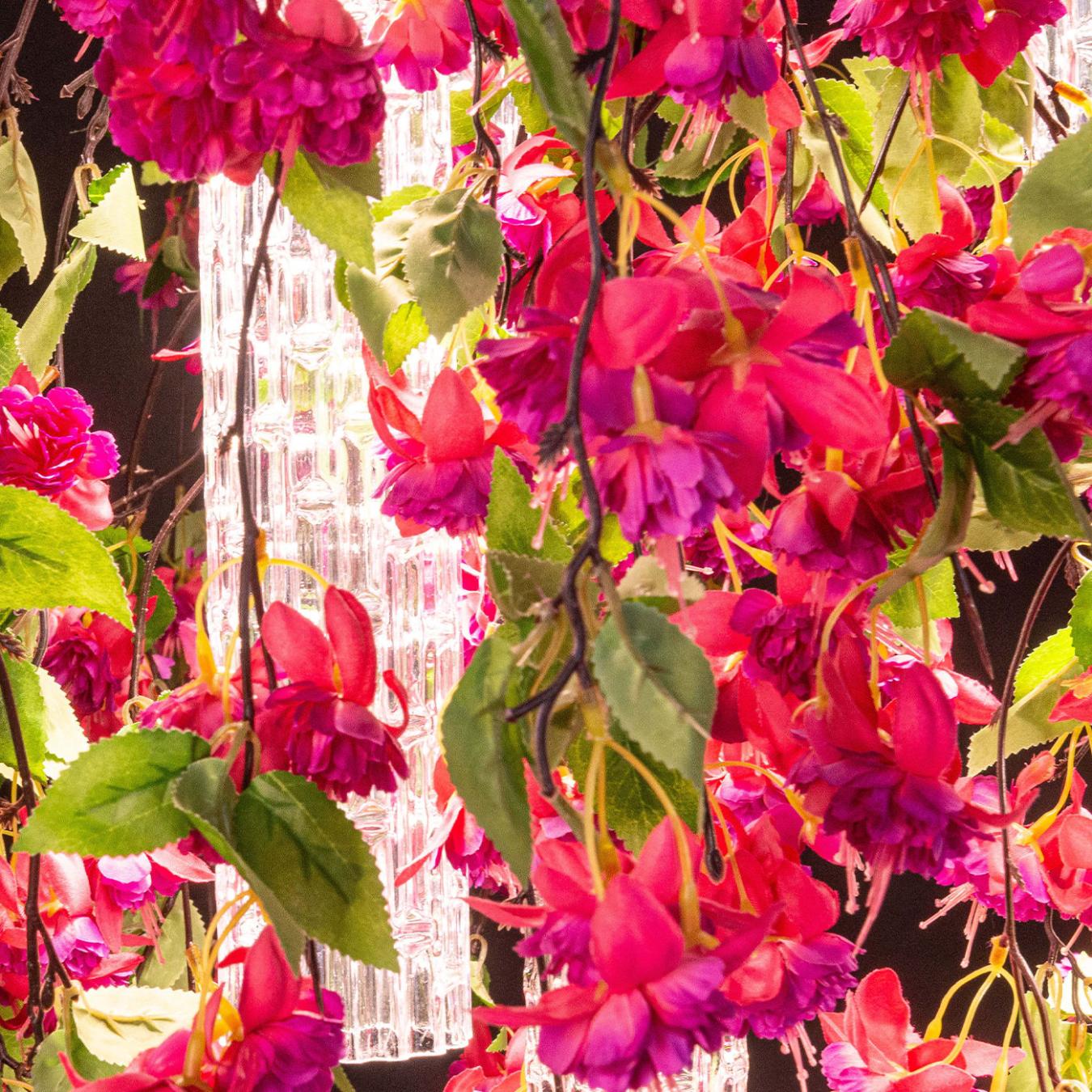 Lustre carré Pink Cascade