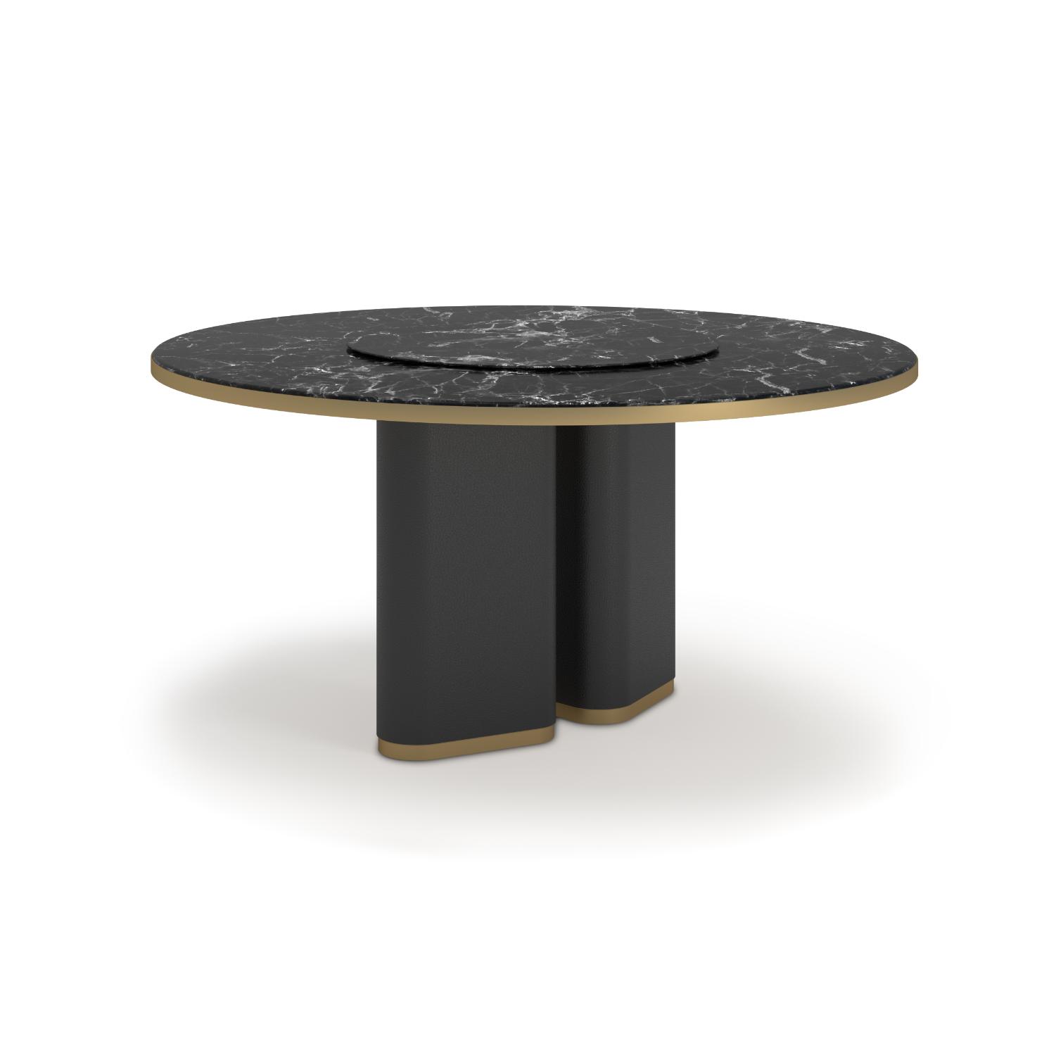 Fabian eettafel met lazy Susan