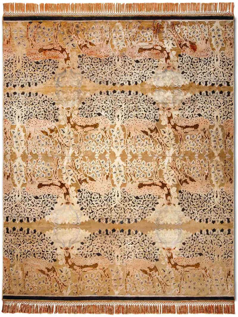 Deer Soft handgeweven tapijt | Maat: 183 × 274 cm