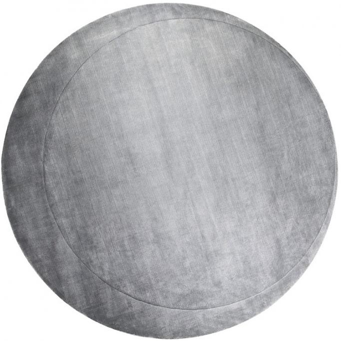 Luna grijs rond tapijt | Maat: Ø 170 cm