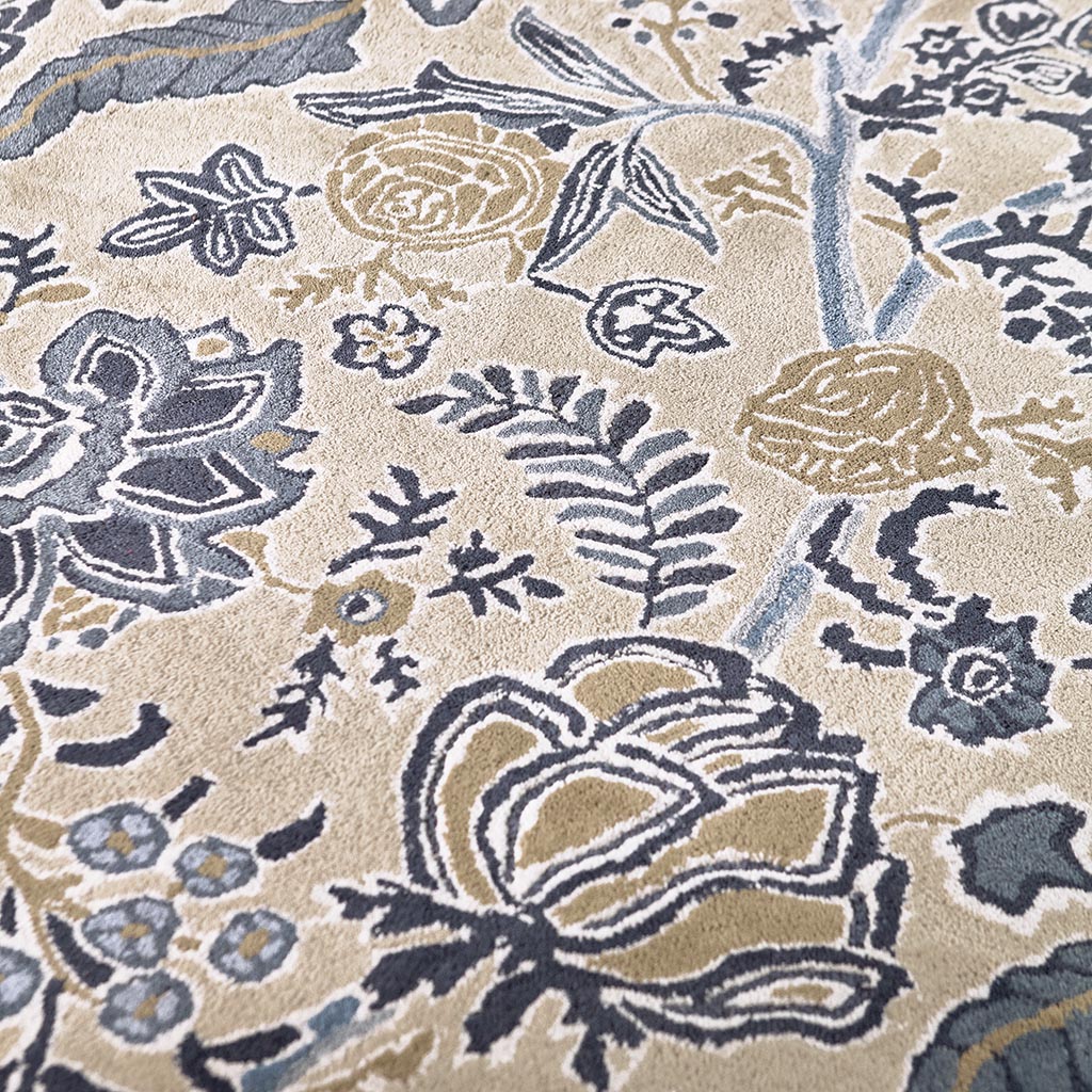 Tapis Shalimar China bleu premium