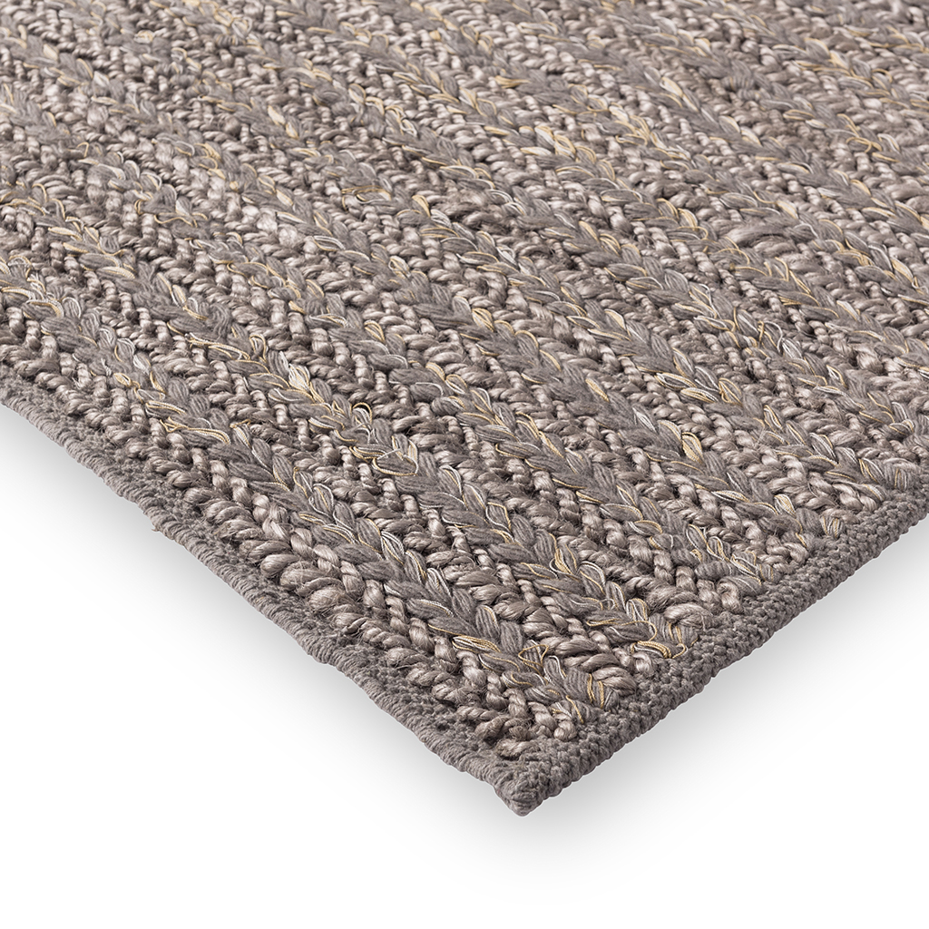 Tapis Craft Plait pierre | Taille: 140 × 200 cm