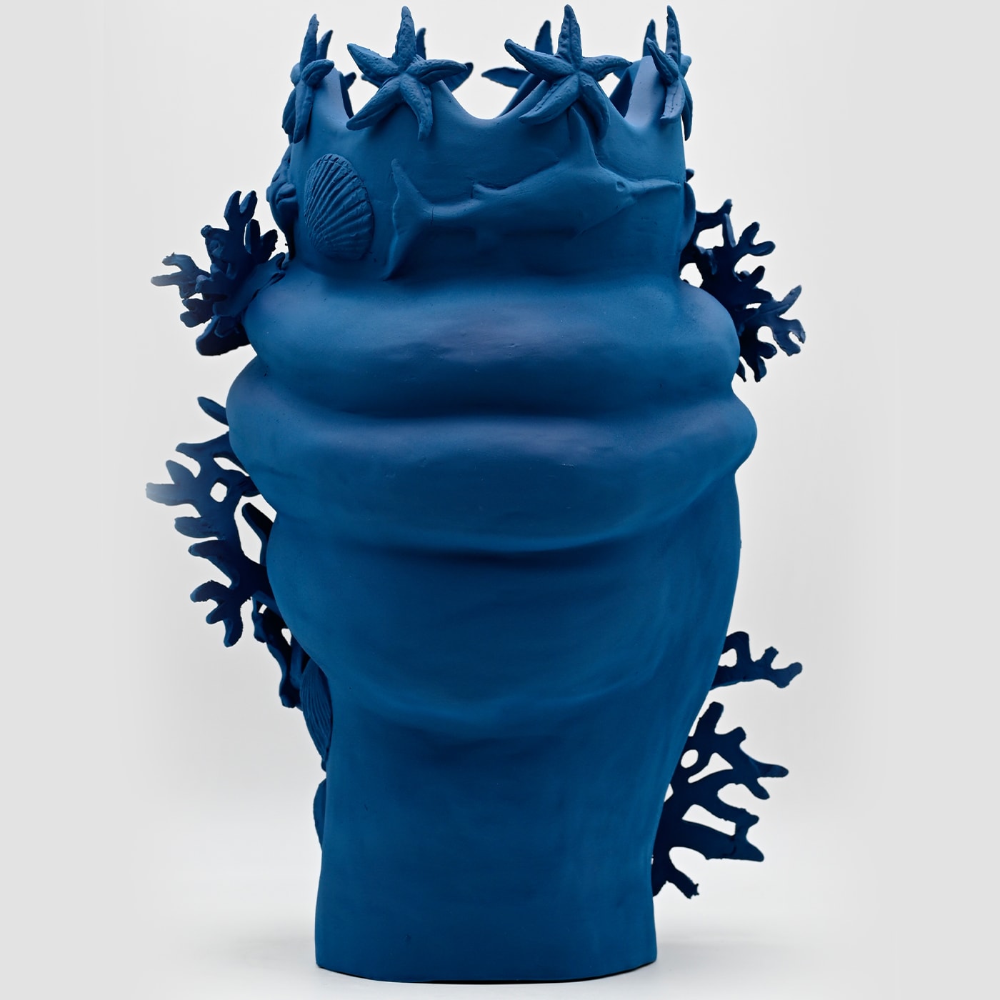 Sculpture artisanale bleu roi Moorkop