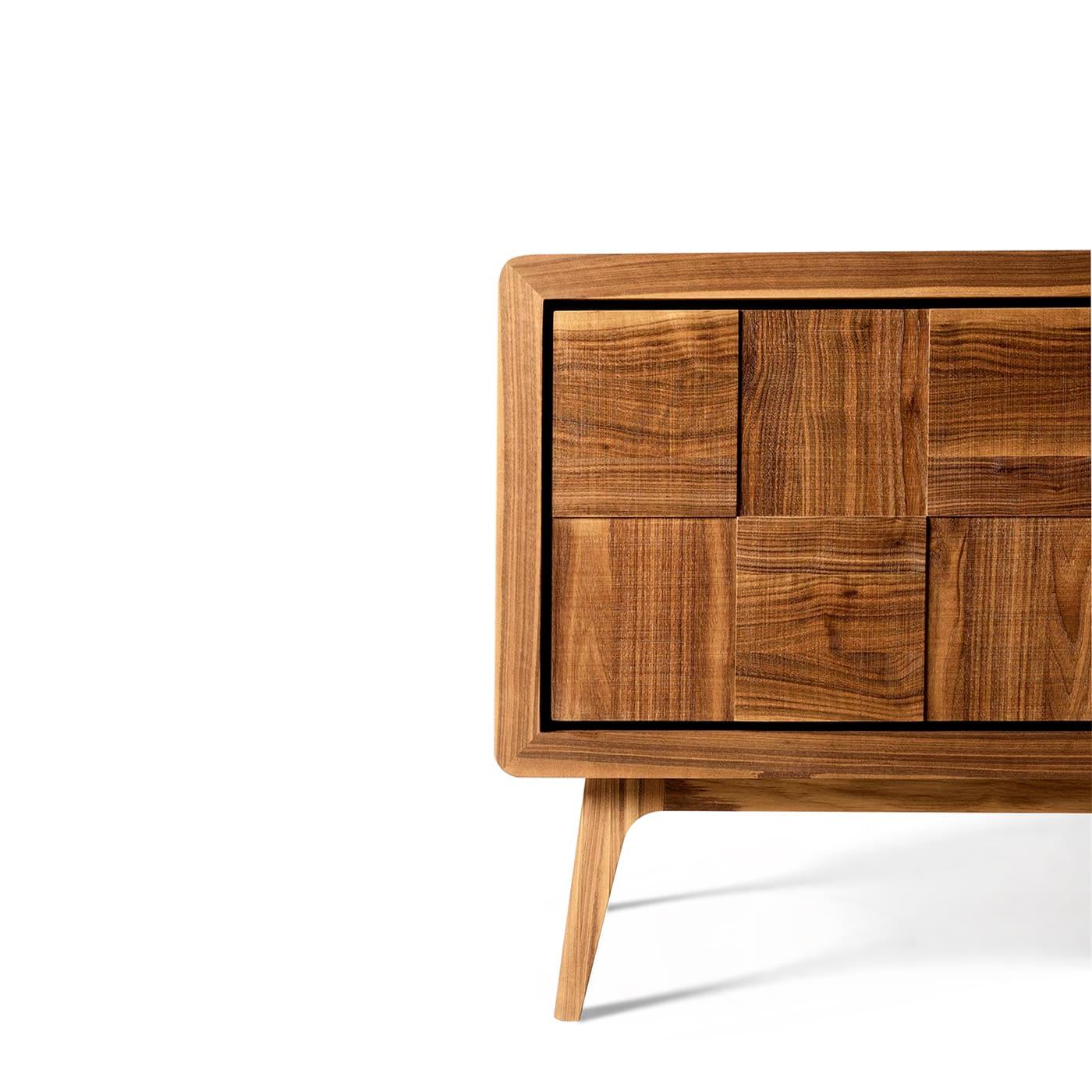 Artes geruit bruin dressoir
