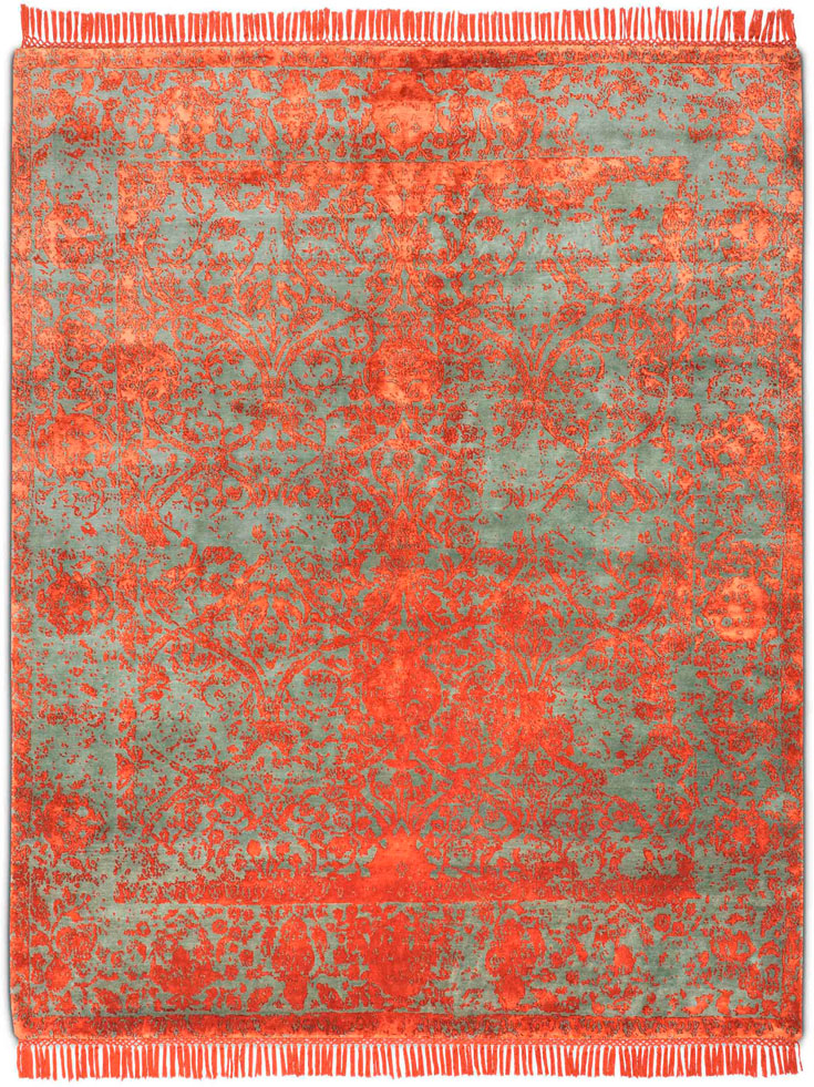 Tapis de luxe Rusty rouge | Taille: 140 × 210 cm