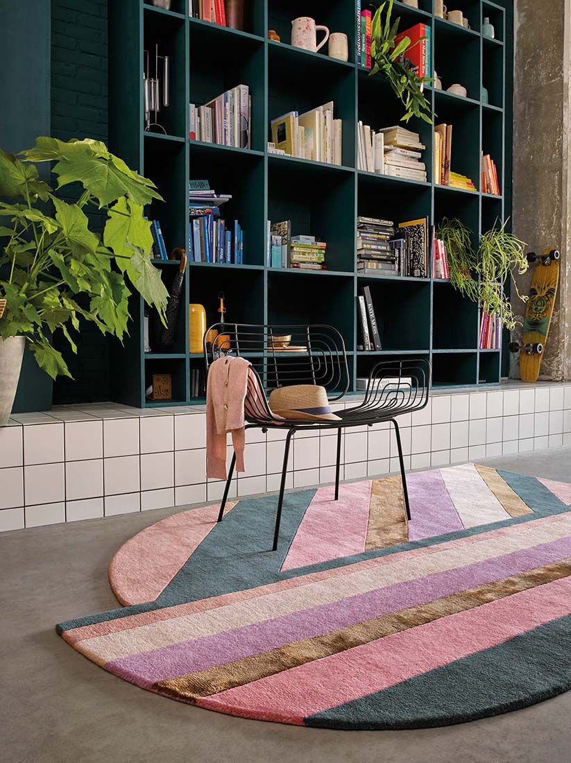 Tapis Jardin rose | Taille: 200 × 280 cm