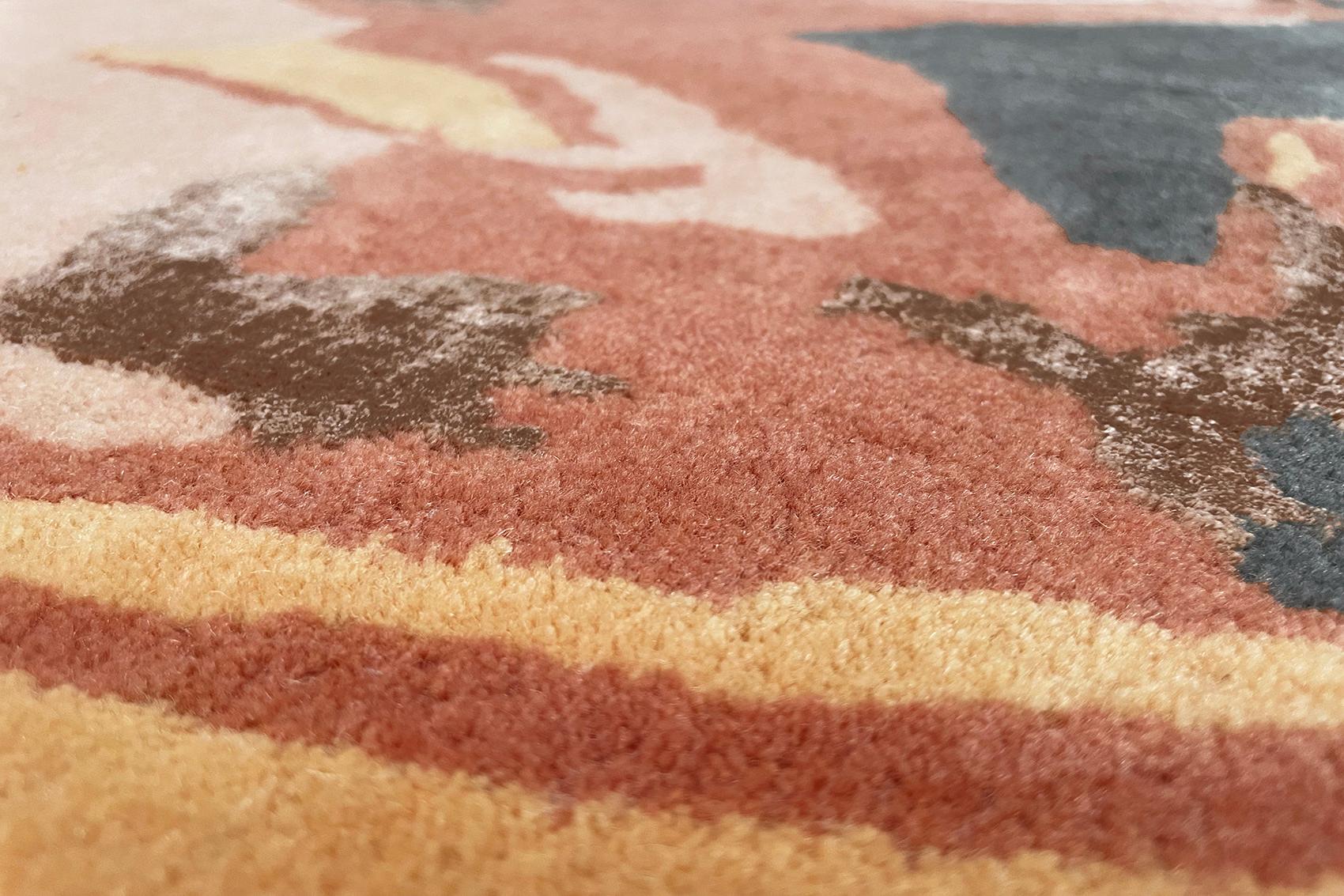 Mistral terracotta vloerkleed