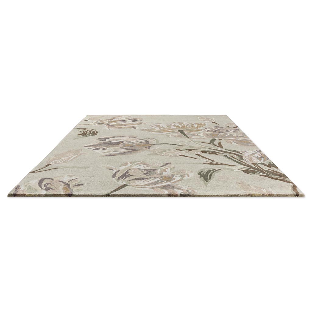 Tapis Gosford naturel/vert sauge | Taille: 250 × 350 cm