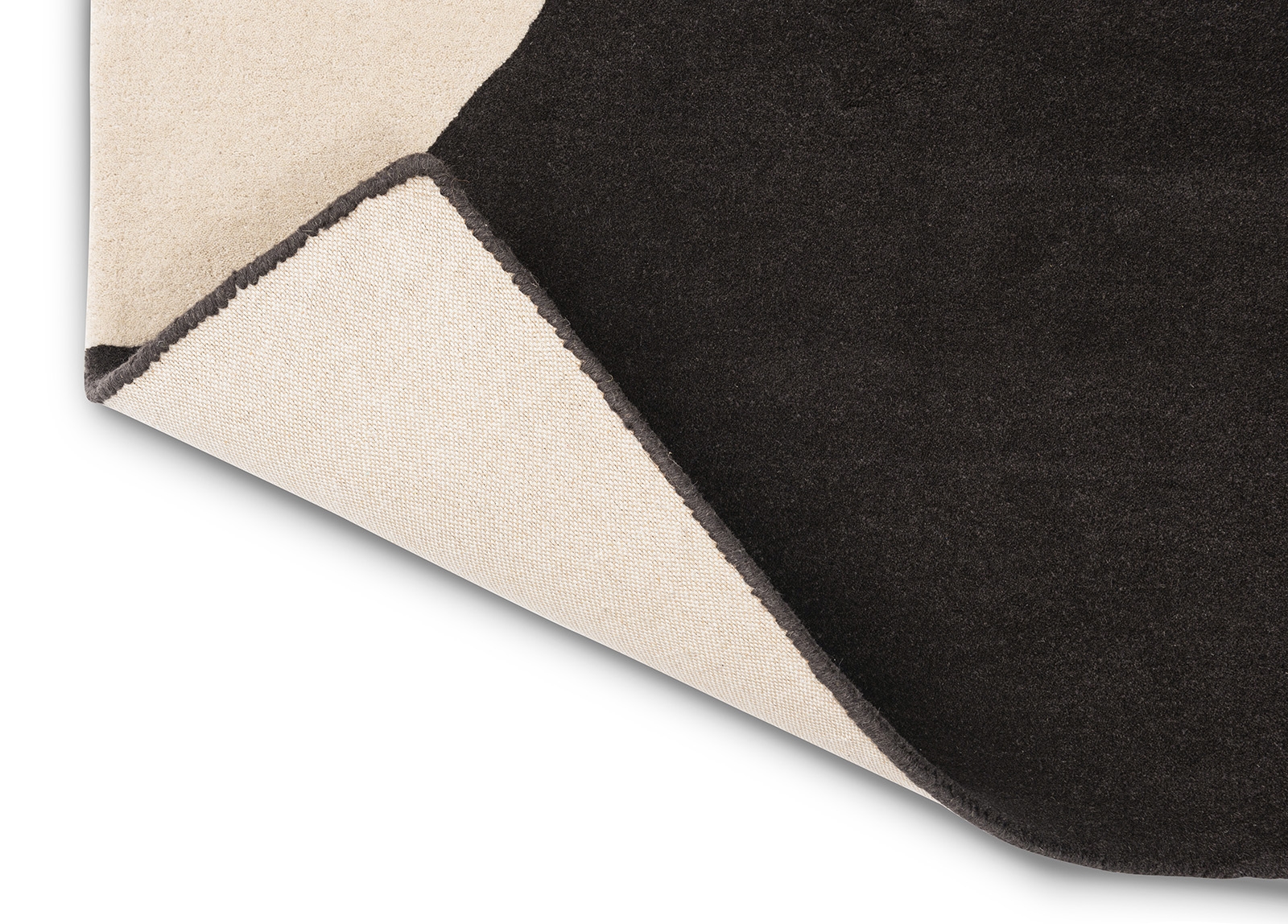 Geo Flower grafiet tapijt | Maat: 250 × 350 cm